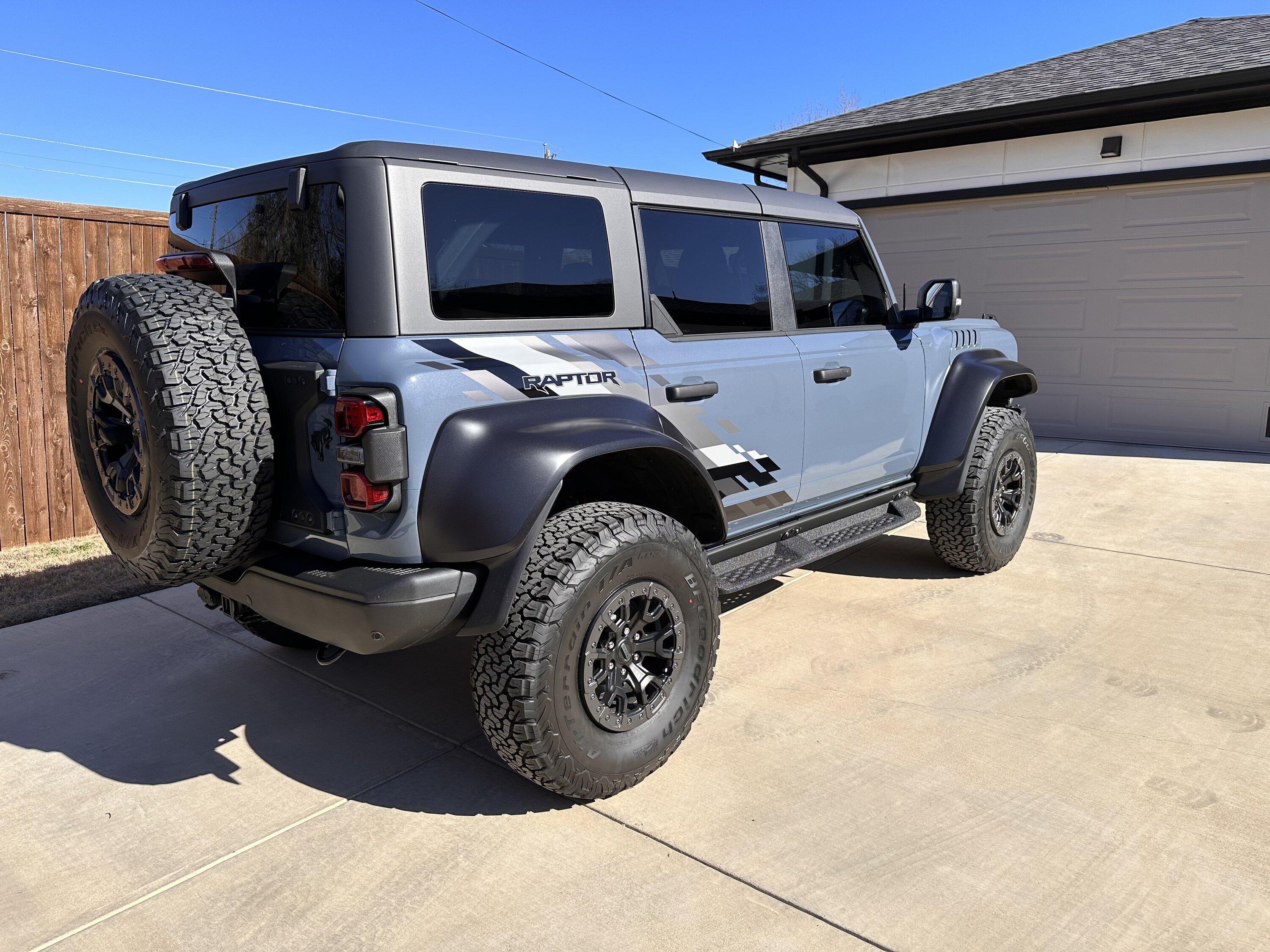 Ford Bronco 2023 Azure Gray Metallic Bronco Raptor ... picked up this beautiful beast 7221DC1F-3DD8-4DD0-8F41-1DA7705D1577