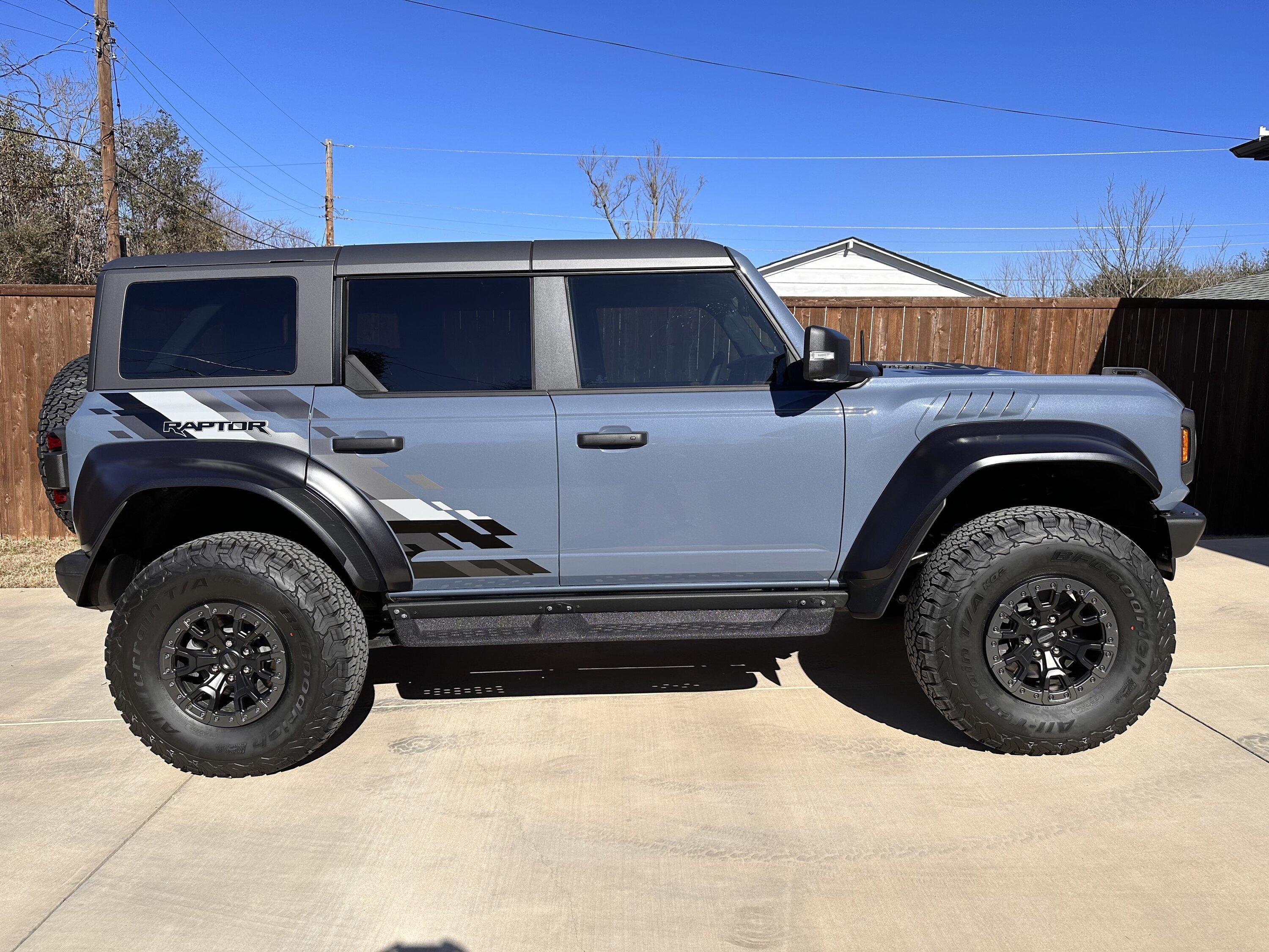 Ford Bronco 2023 Azure Gray Metallic Bronco Raptor ... picked up this beautiful beast EF747F46-F768-471F-A08F-0E2777779D22