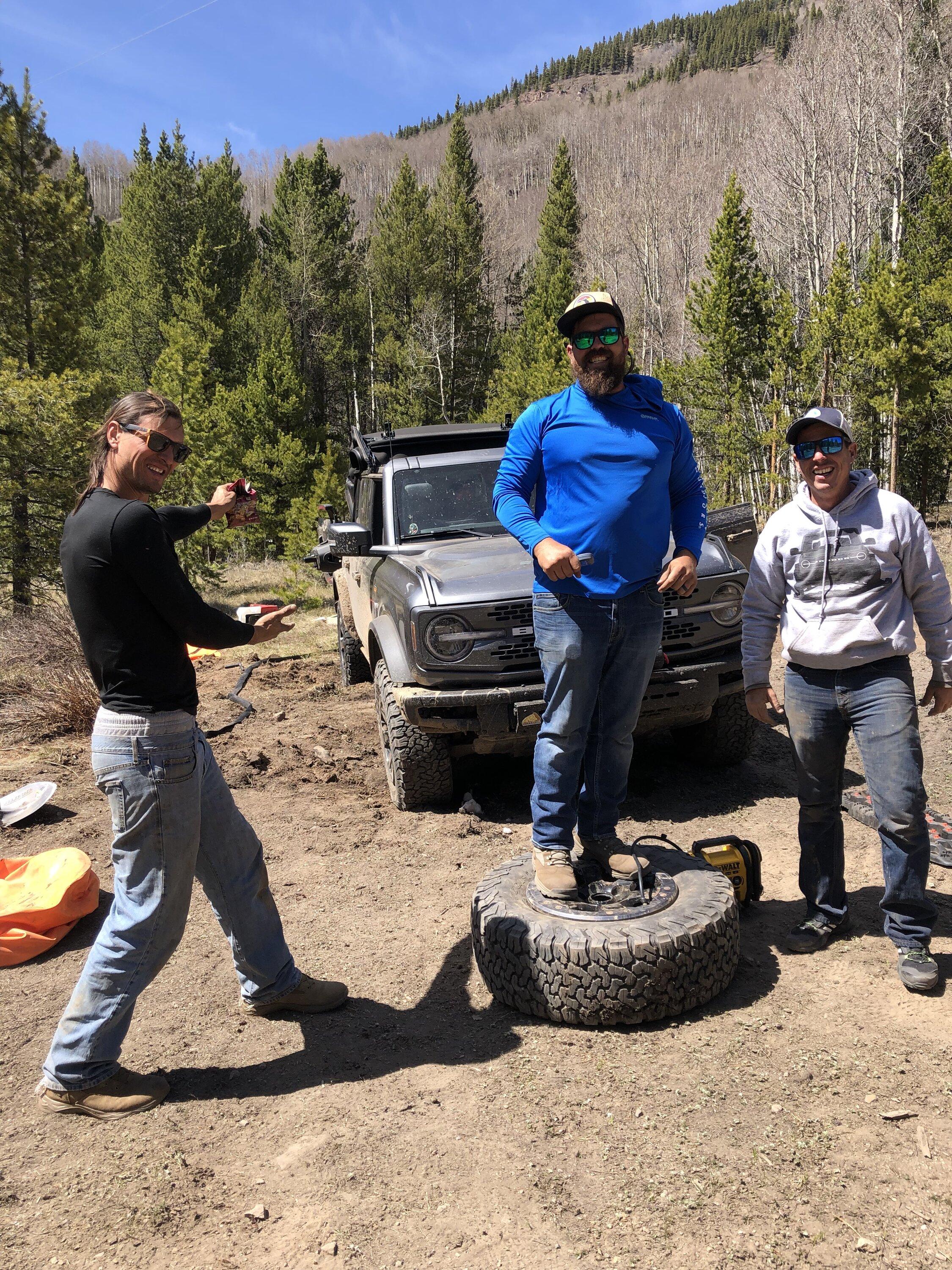 Ford Bronco We broke a Bronco on the trail! Transmission pan fix 5031AC1B-2400-4B5C-ABDC-ED712595D597