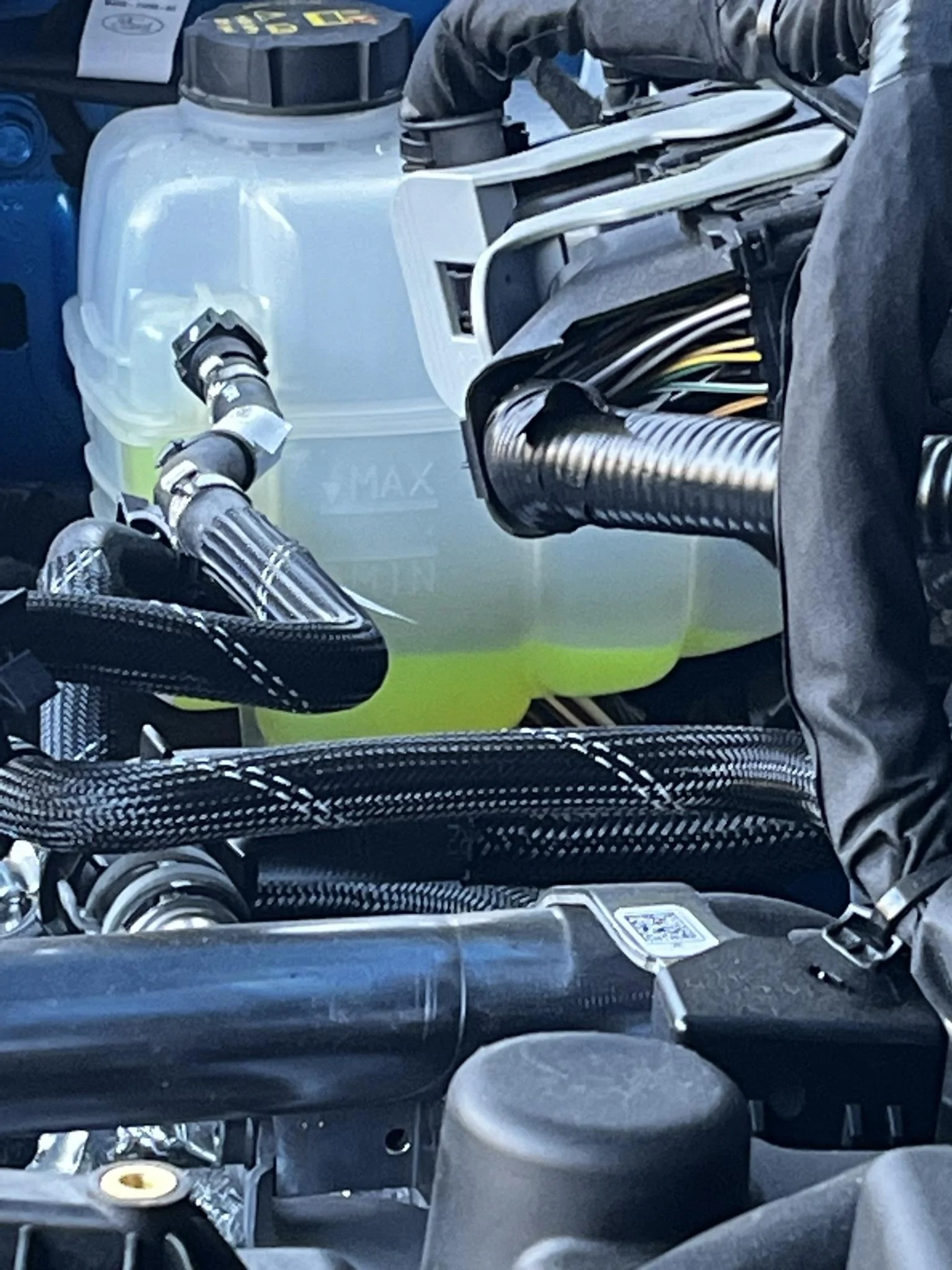 Ford Bronco Low Coolant level at delivery 1673219292083