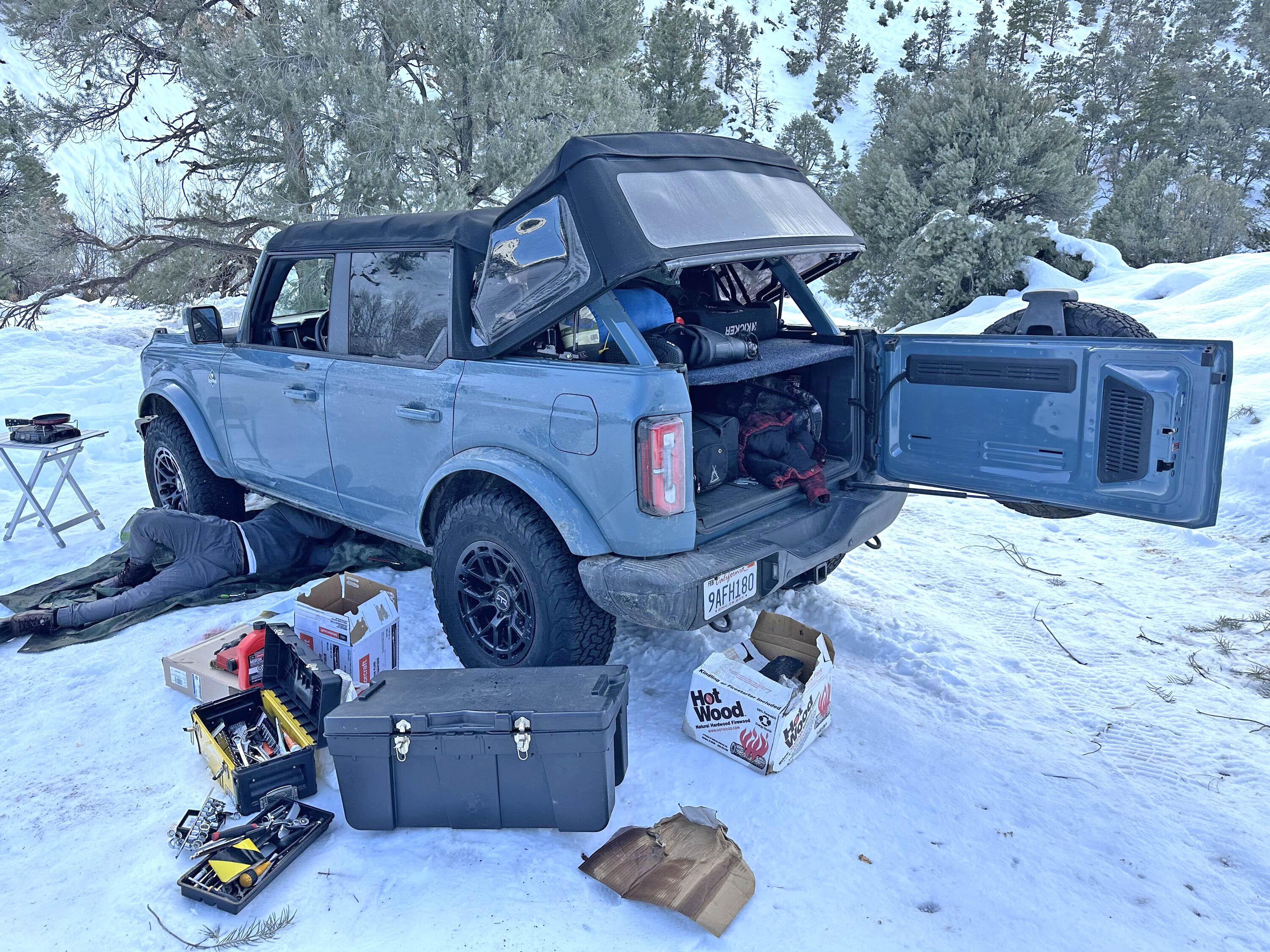 Ford Bronco We broke a Bronco on the trail! Transmission pan fix C9690044-3562-48CA-9D78-1A861A2C08D7
