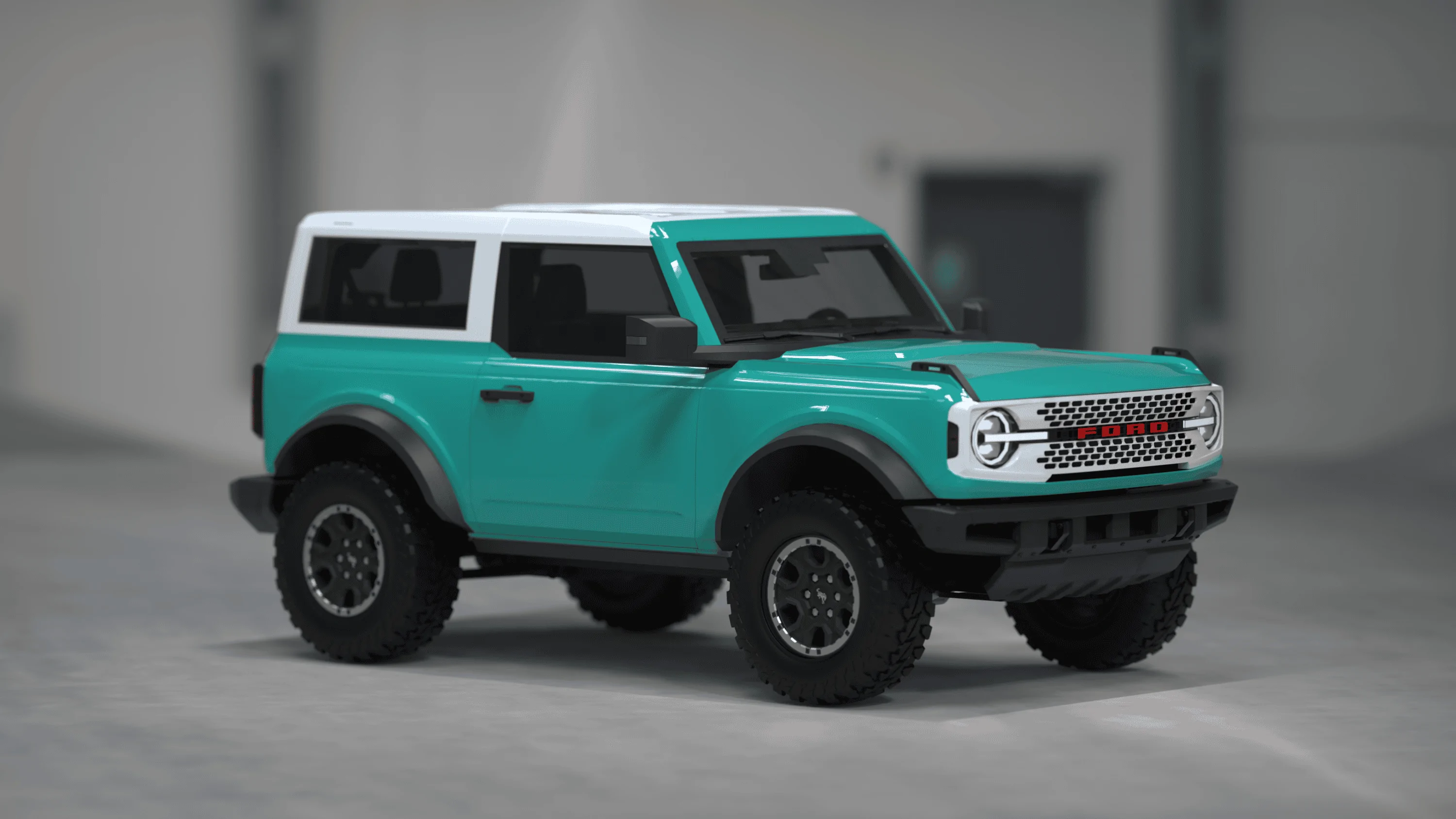 Ford Bronco 2024 Bronco Colors Predictions - Rendering Previews 2024 Turquois