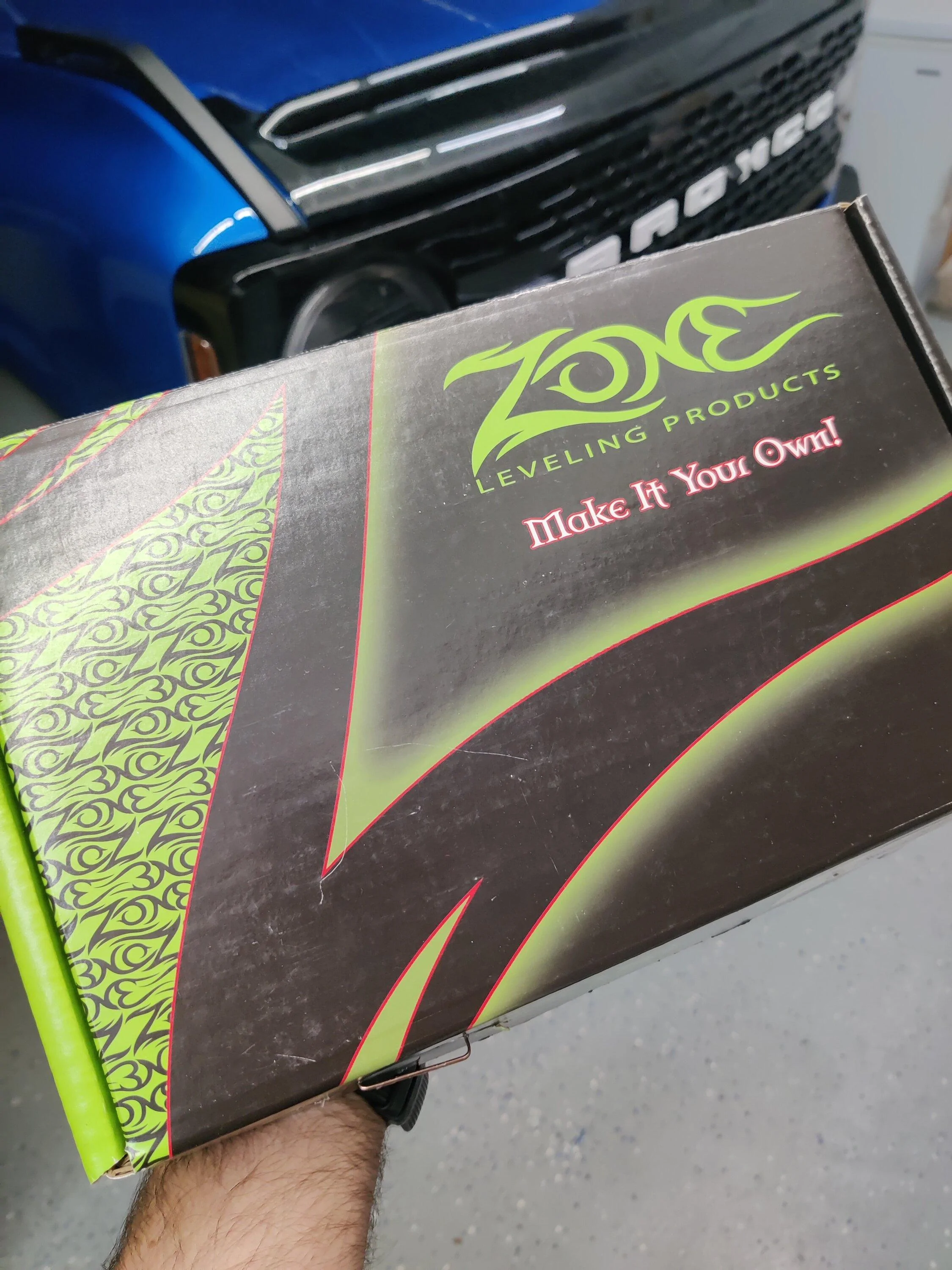 Ford Bronco Zone 1" leveling kit IMG_20230108_193651