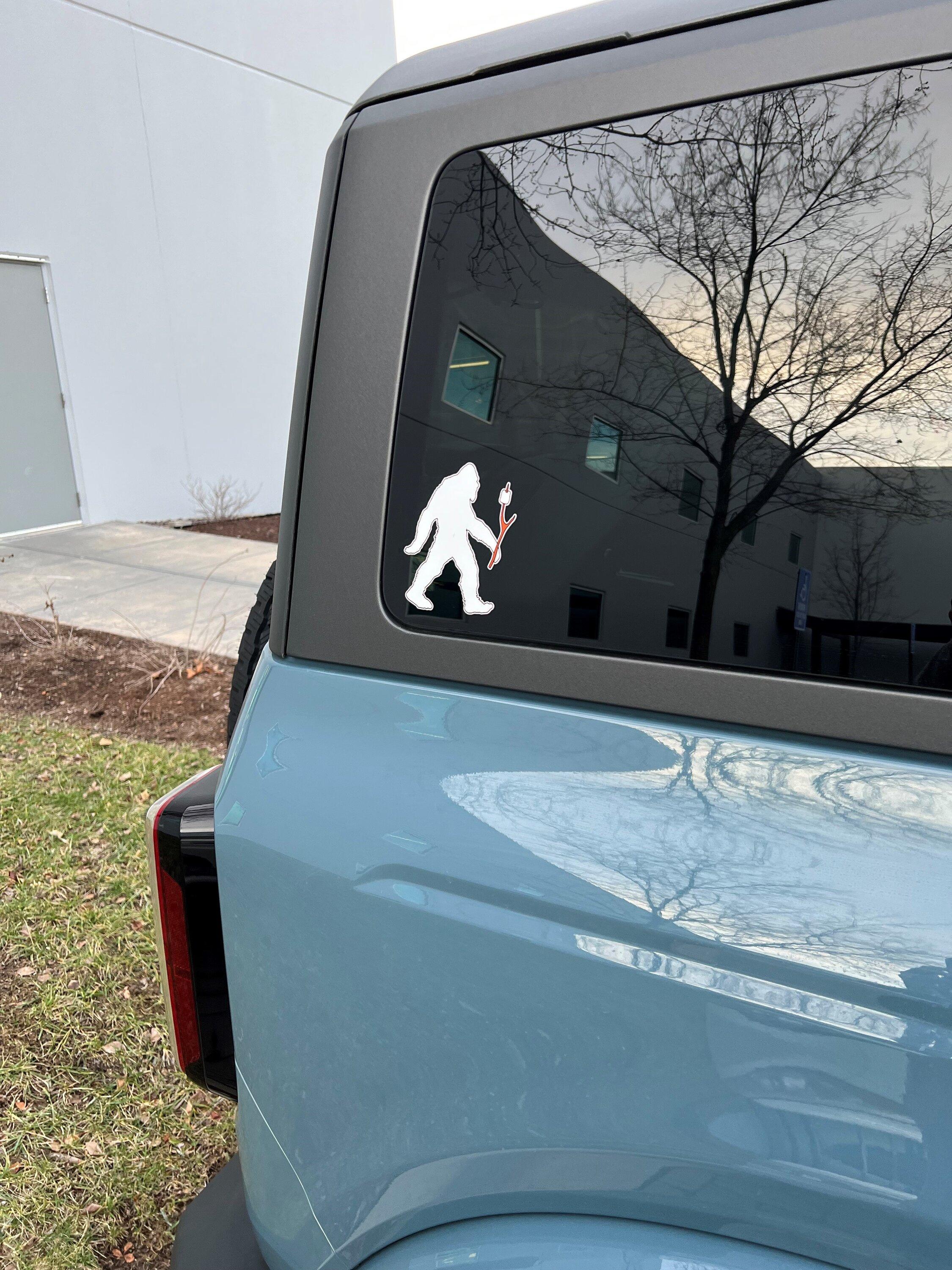 Ford Bronco Show us your custom Sasquatch stickers, decals, badges..... 👣 big sas