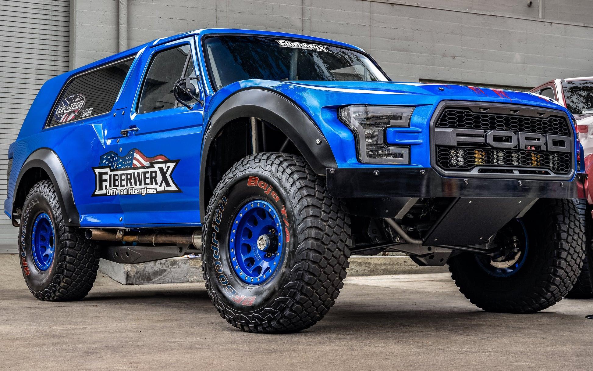 Ford Bronco Changed Badlands to Raptor Grille Fiberwerx_Bronco_smooth