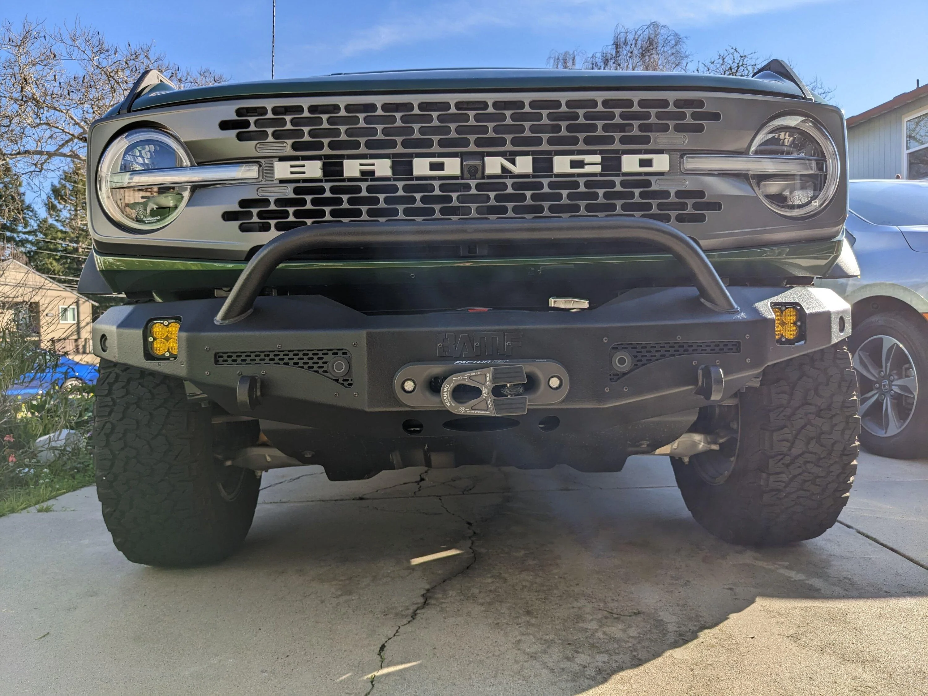 Ford Bronco BAMF Overland front winch bumper PXL_20230101_223145178