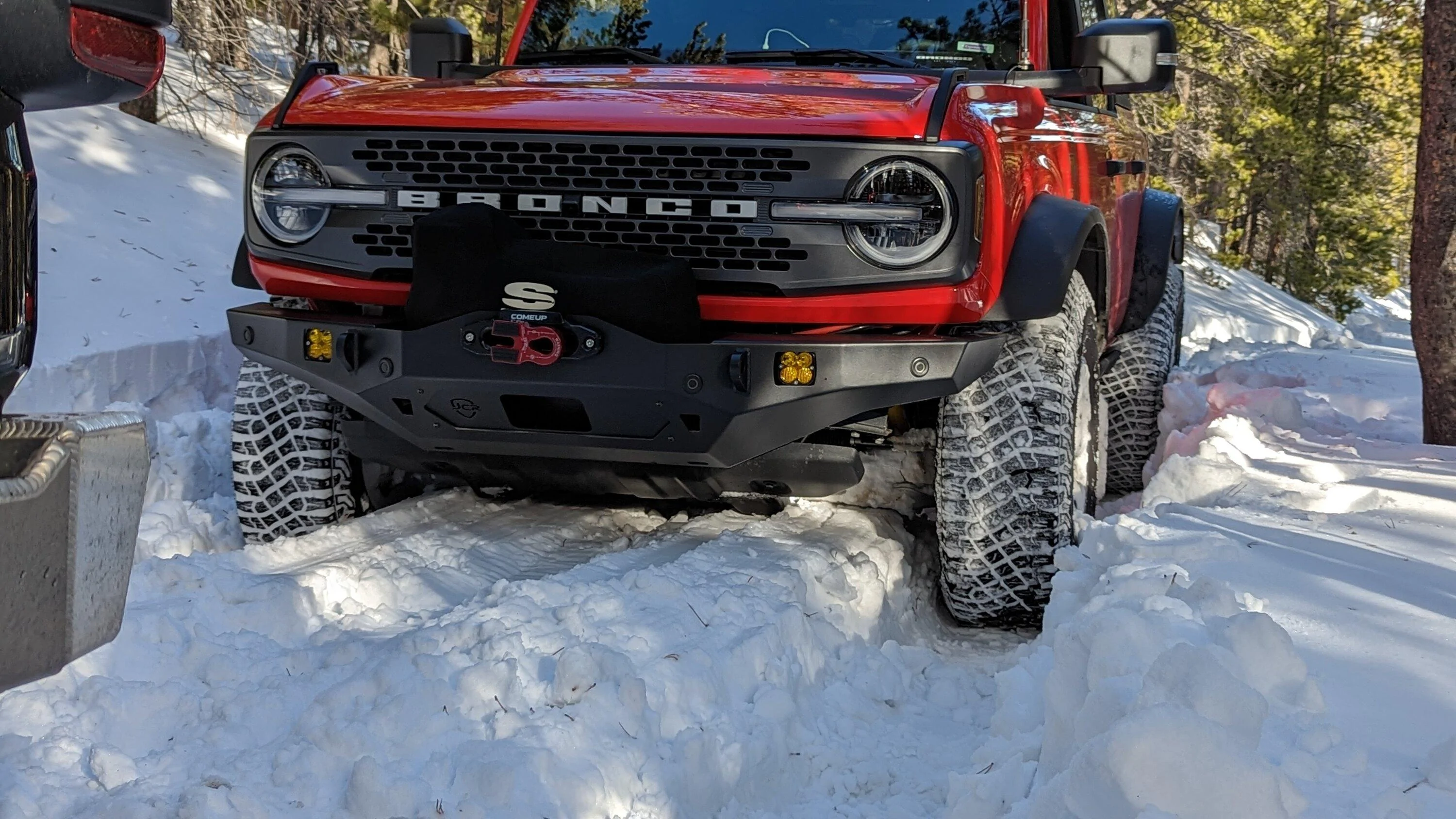 Ford Bronco Winter Snow Wheeling with my 5" Inch Lift Badlands Bronco (pics + video) PXL_20230107_204904148