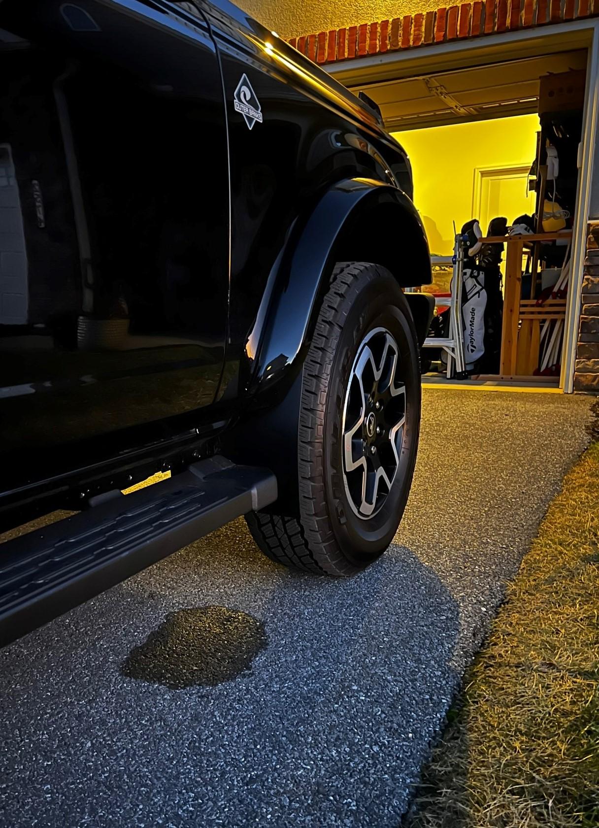 Ford Bronco Mudflap and side step combinations for 4-door? Passenger Flap 1