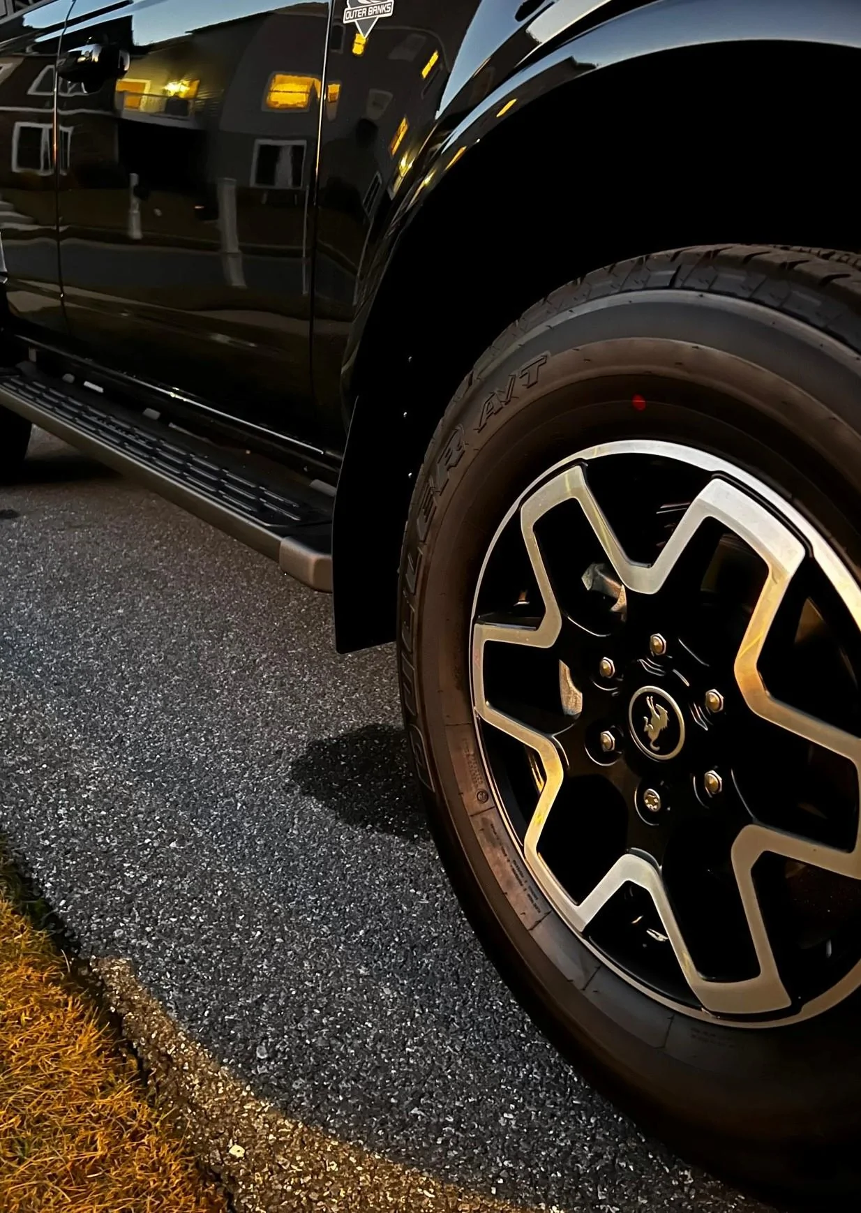 Ford Bronco Mudflap and side step combinations for 4-door? Passenger Flap 2 (2)