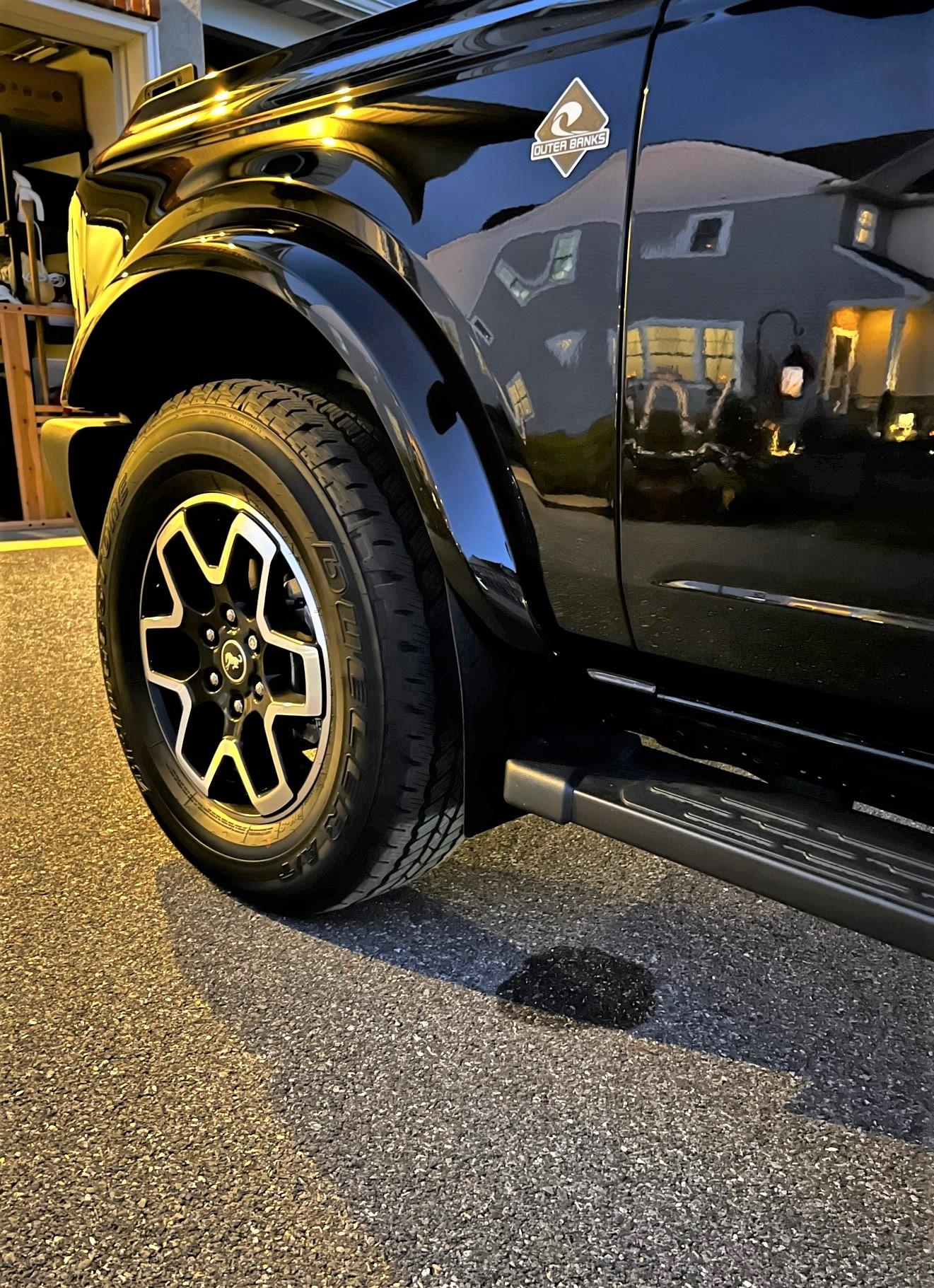 Ford Bronco Mudflap and side step combinations for 4-door? Driver Flap 1 (2)