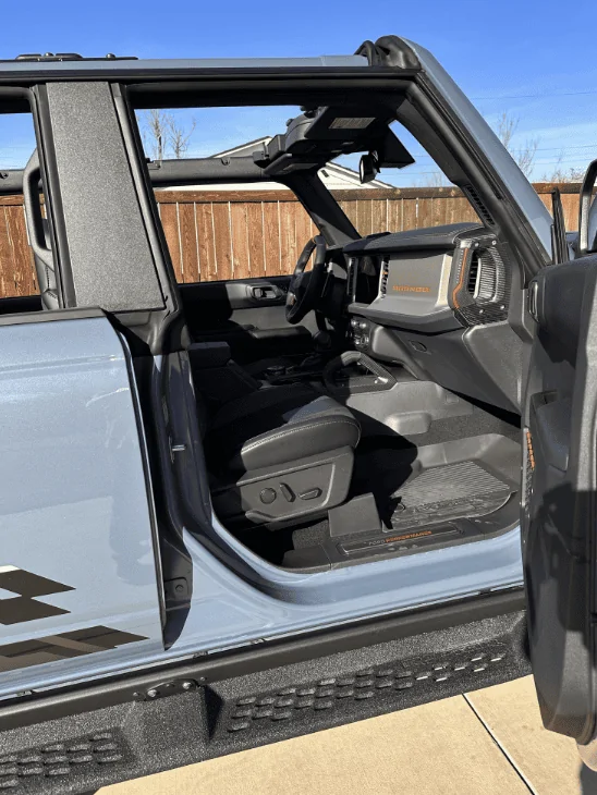 Ford Bronco 2023 Azure Gray Metallic Bronco Raptor ... picked up this beautiful beast 1673386827366-png