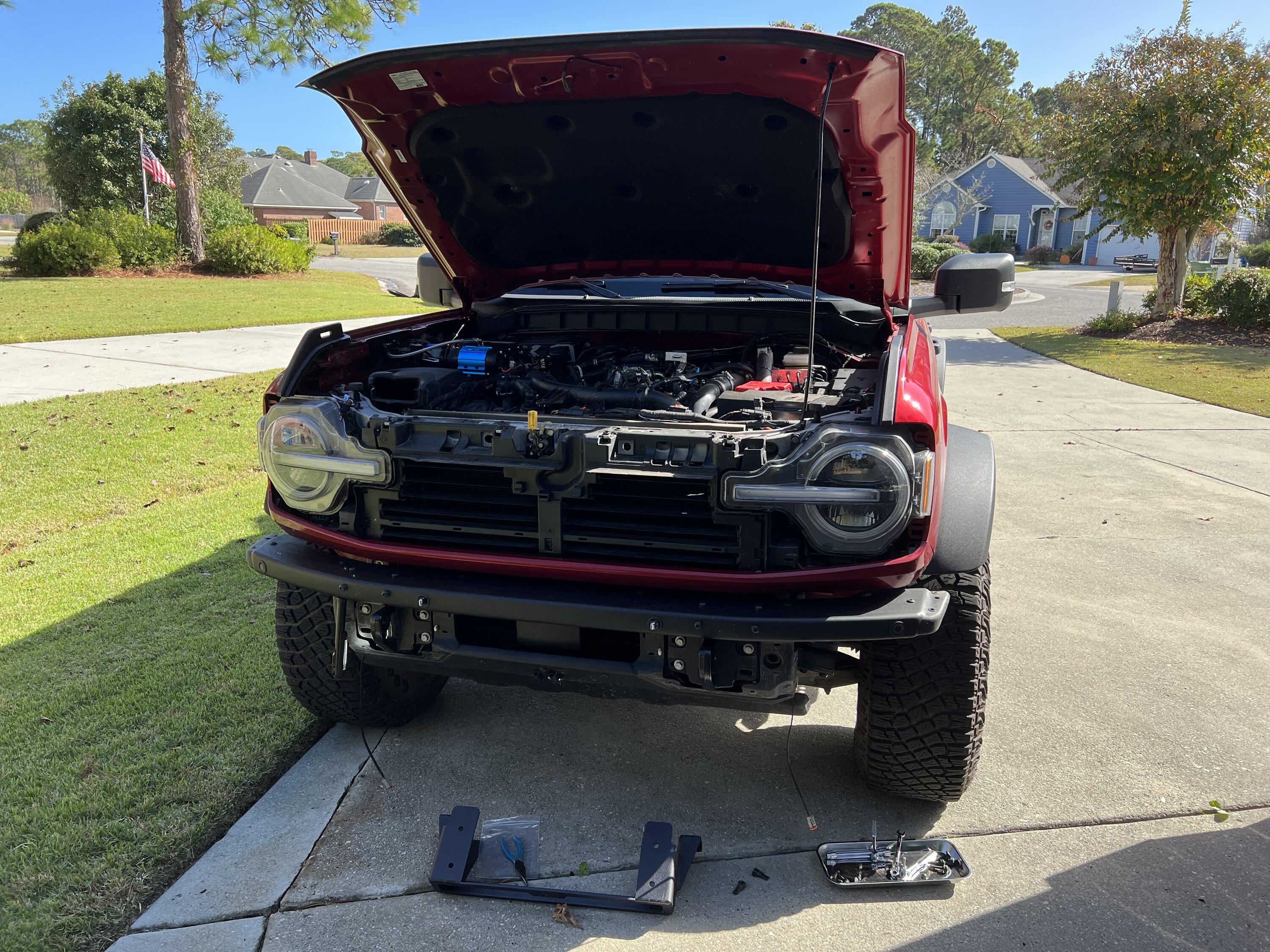 Ford Bronco RC High Winch Mount & Winch Install w/ Control Box Relocation 984652A7-1E05-4A23-AD76-43A5EC7562E2