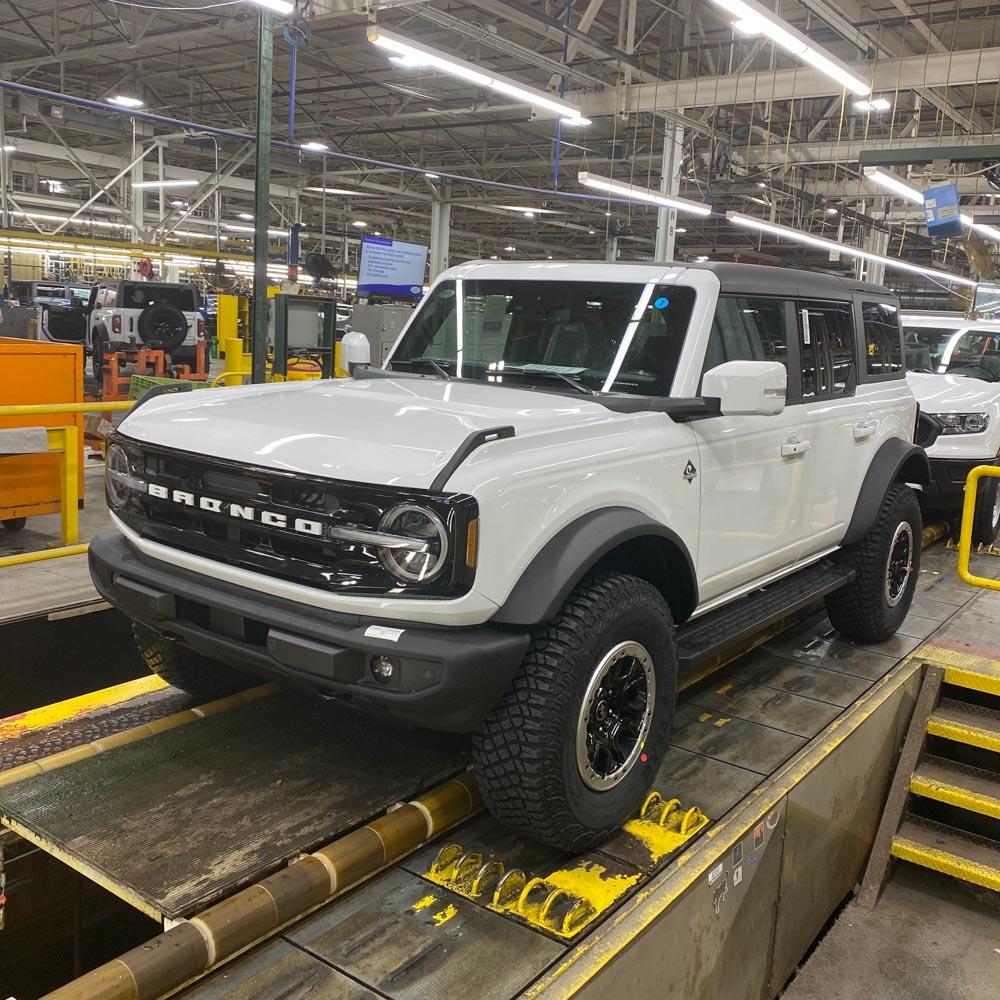 Ford Bronco 12/5/2022 Build week with spreadsheet Bronco Baby Picture