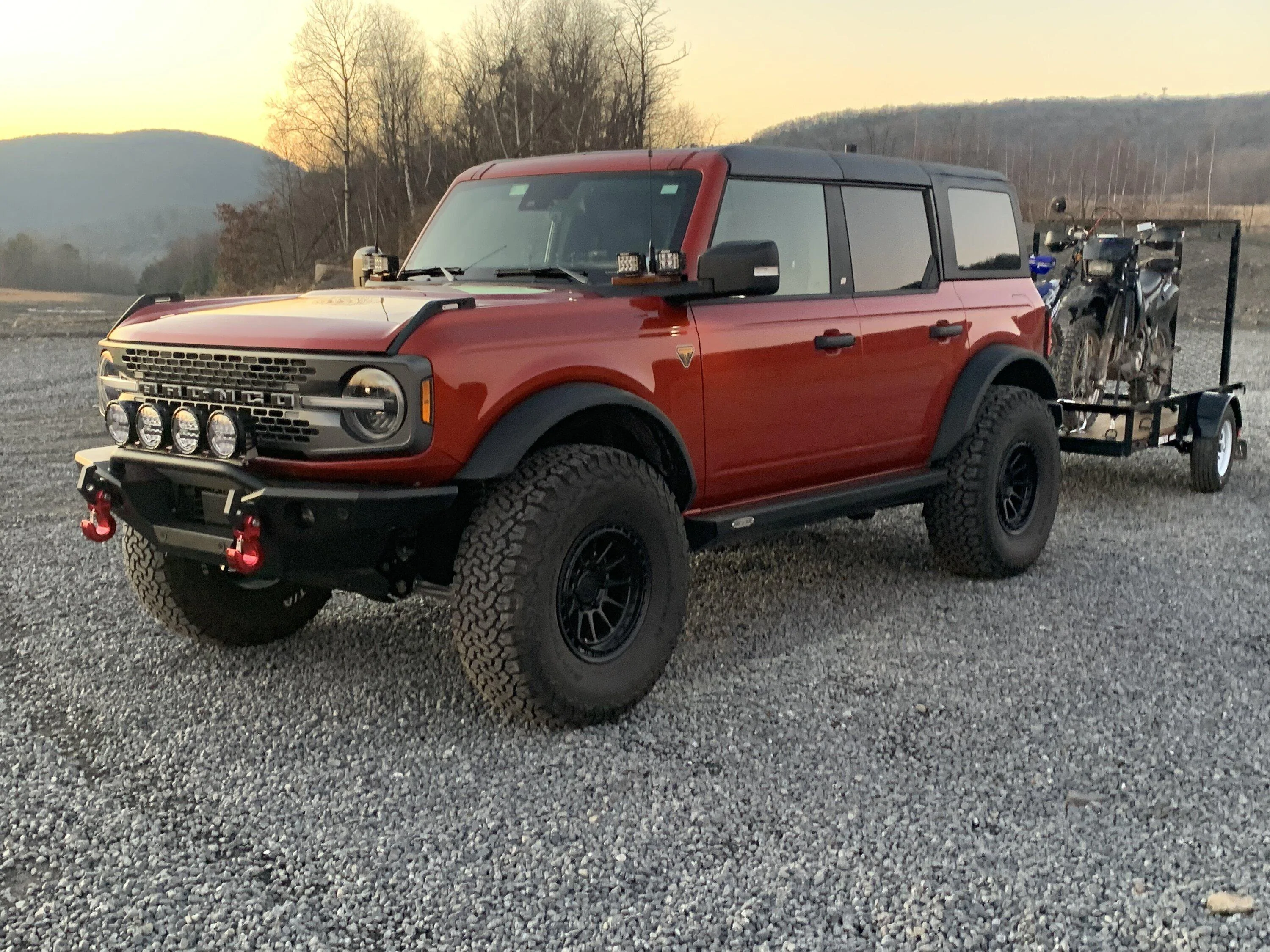 Ford Bronco HAVOC Steel Bender Front Bumper Installed DC3E07EE-FA0D-43ED-8DBE-FEFD0726B7DC