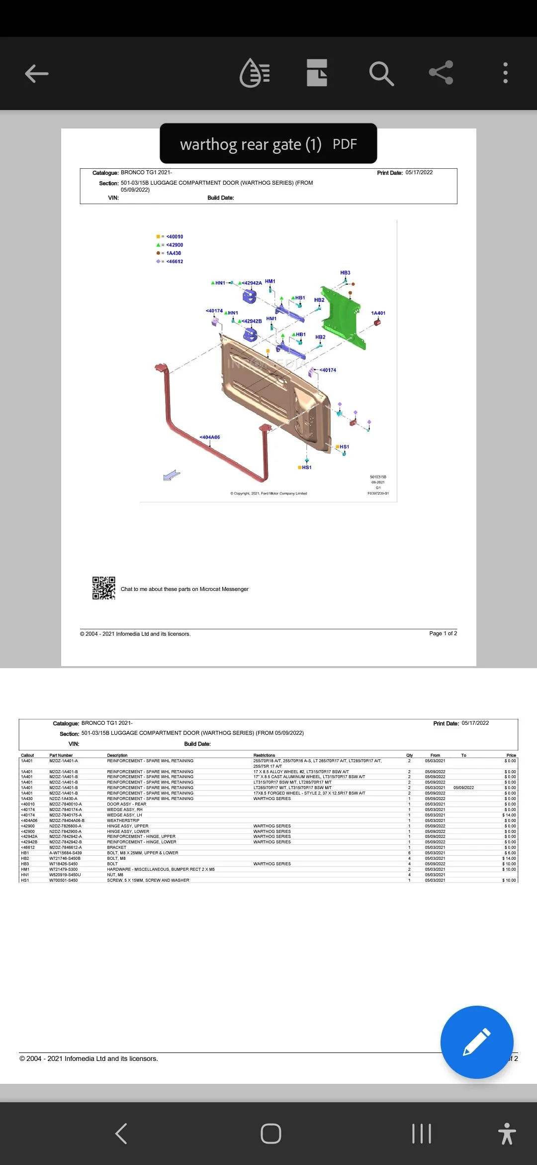 Ford Bronco Raptor Tailgate Reinforcement part? Screenshot_20221208_155925_Acrobat for Samsung
