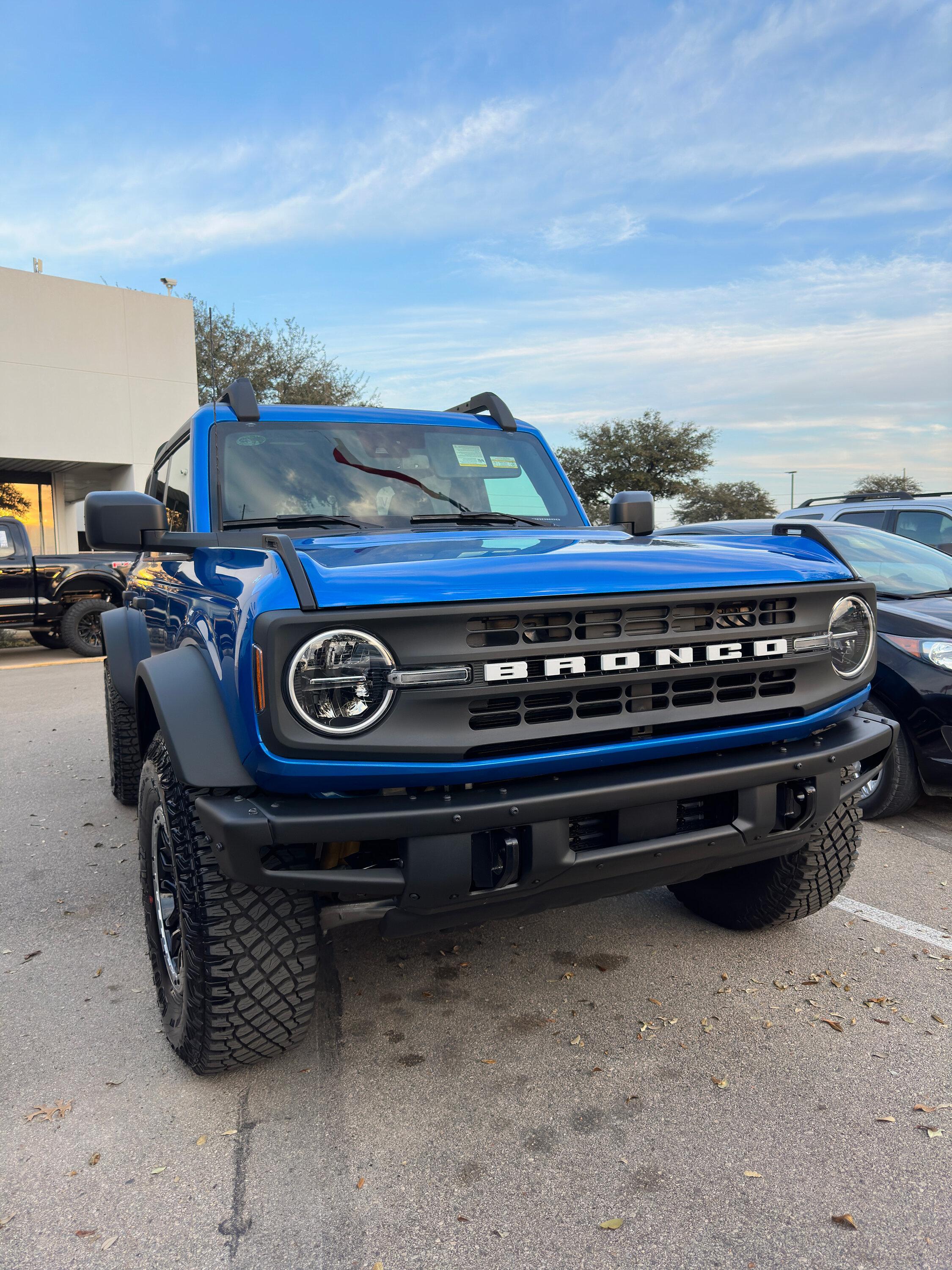 Ford Bronco 12/12/2022 build week with spreadsheet mybronco