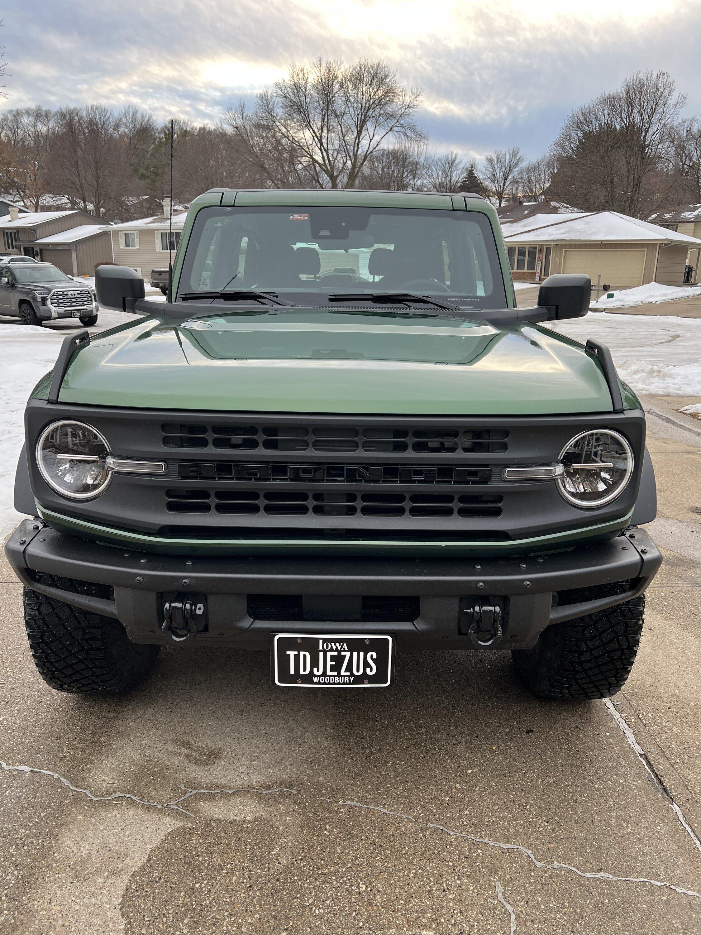 Ford Bronco Custom vanity license plate for Bronco? E02F7361-B5A2-4132-A87B-705ECD7D1B11