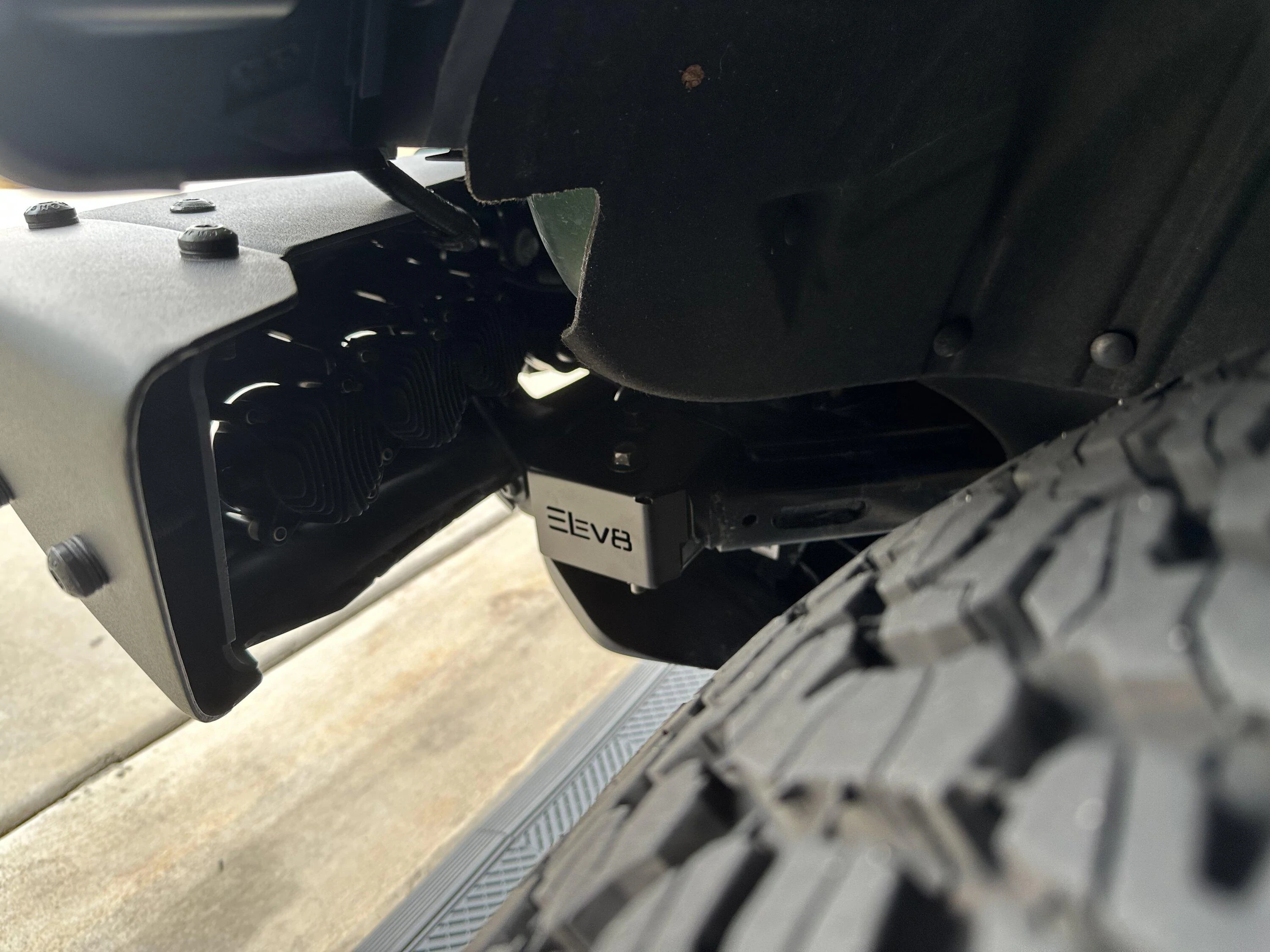 Ford Bronco Crash bar delete covers now available from ELev8 Off Road CF029500-2115-4708-9DC3-299D6A36620B