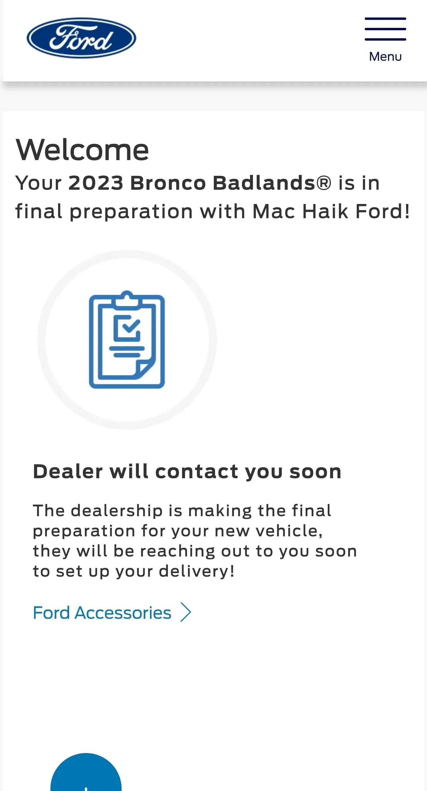 Ford Bronco 12/12/2022 build week with spreadsheet Screenshot_20230112_134550