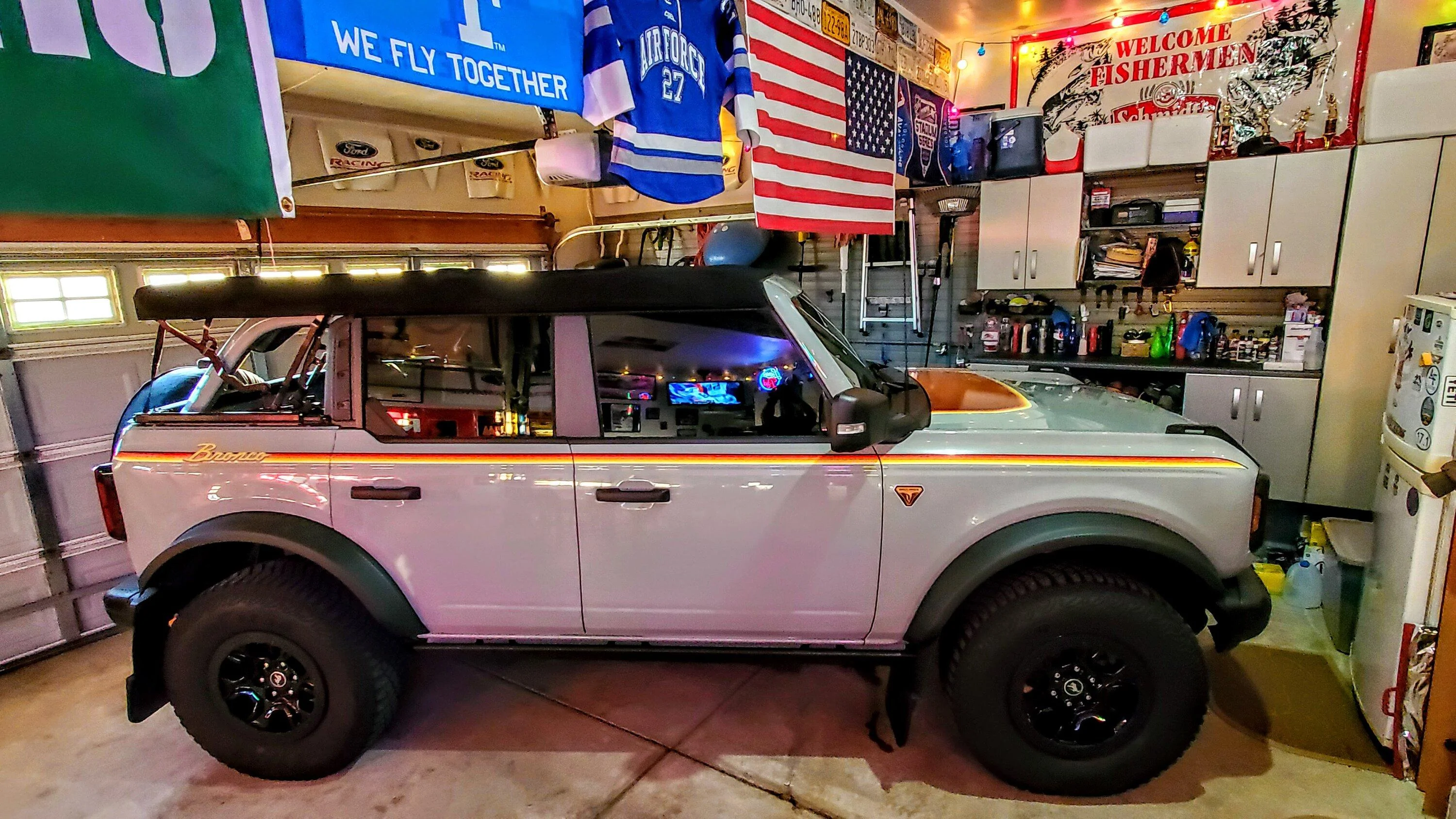 Ford Bronco Lets Talk Window Tint.  How dark did you go ? ? ? ? broncogarageclean