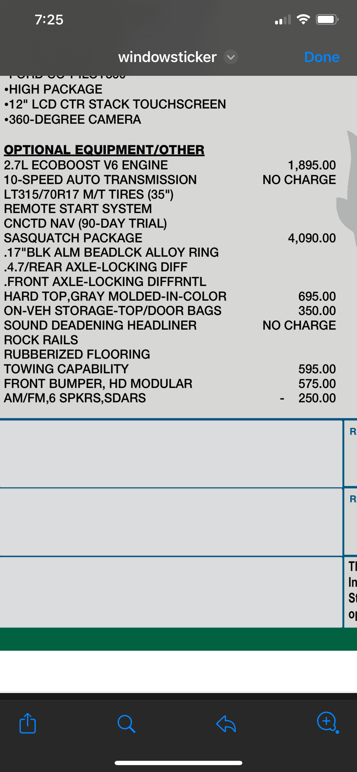 Ford Bronco Just got my window sticker, what does this mean? 2FF9CBA6-5CEB-4700-9B7C-0B4A7DF06FC9