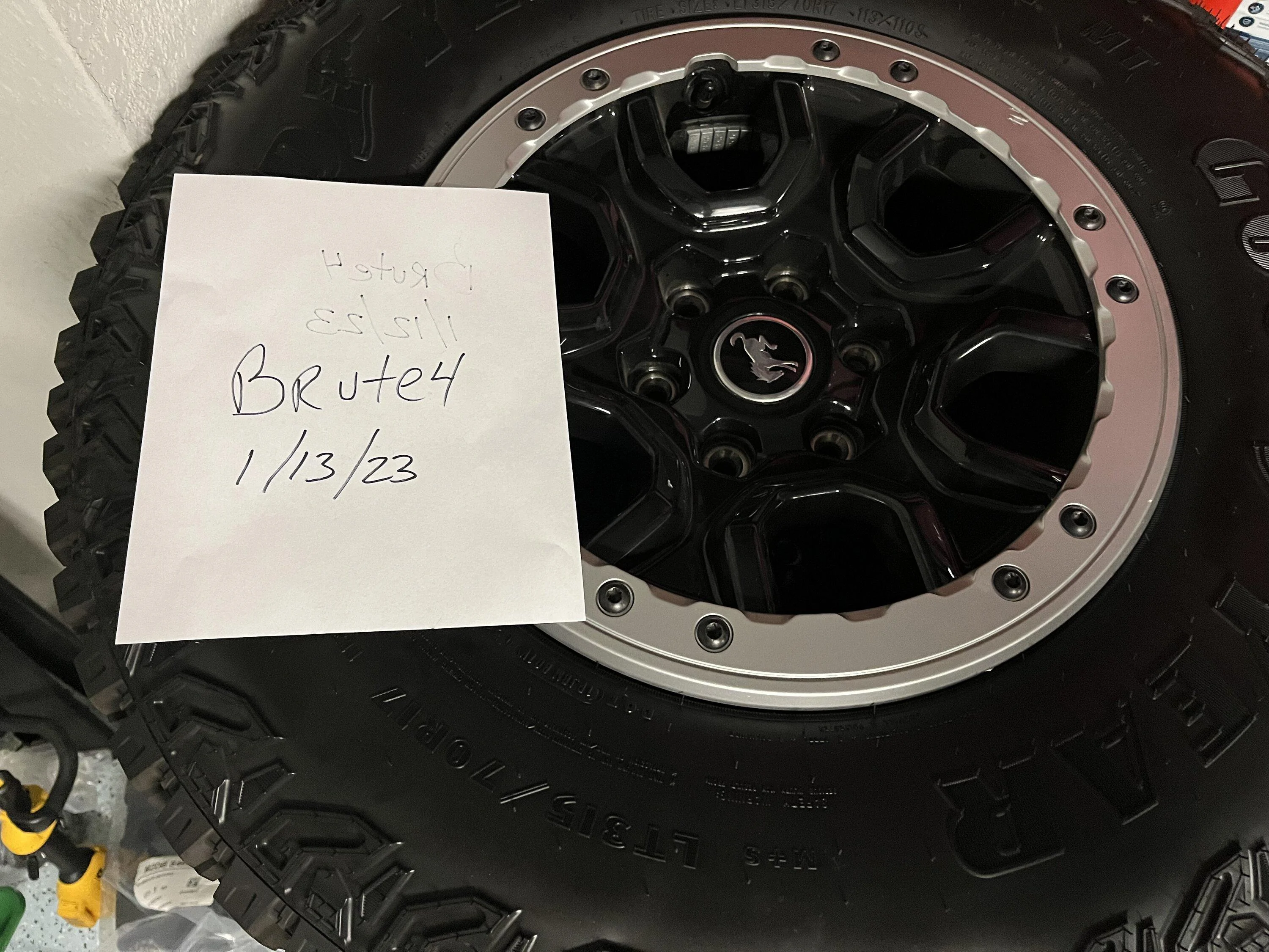Ford Bronco Sasquatch takeoffs-complete sets with tpms $1800 8B839832-0B1A-44DA-81BE-B7BD273C854C