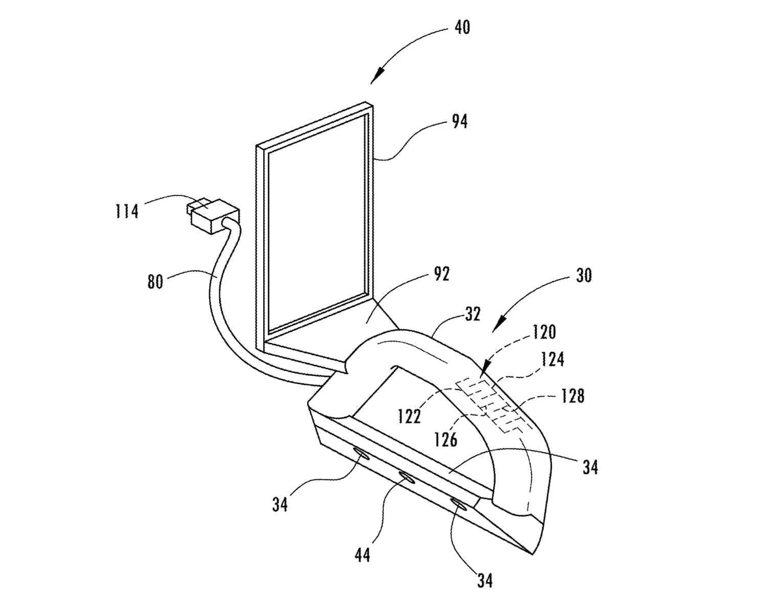 Ford Bronco Handle with inductive charger patent 1673617922186