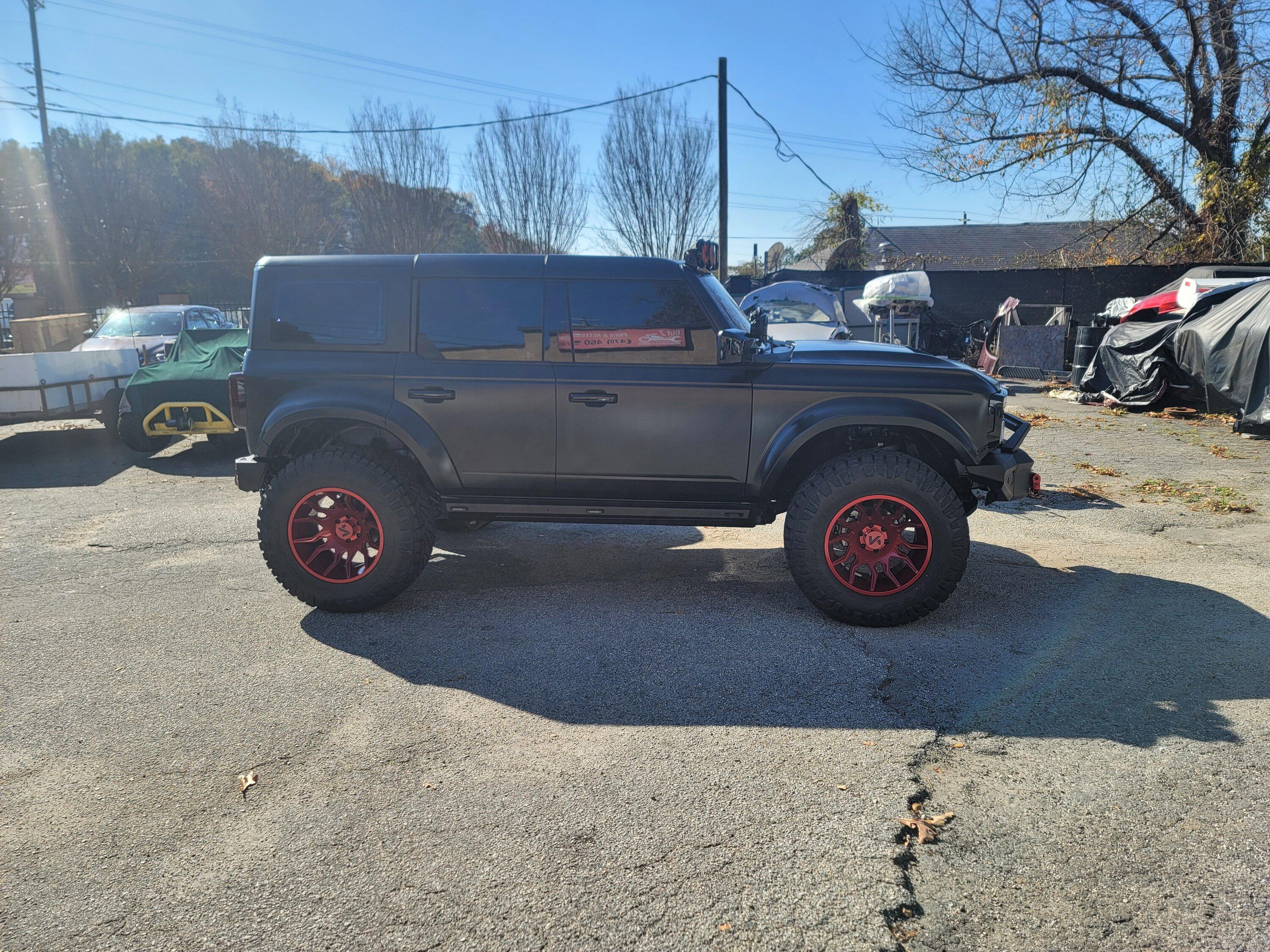 Ford Bronco Lets Talk Window Tint.  How dark did you go ? ? ? ? 20221108_134821