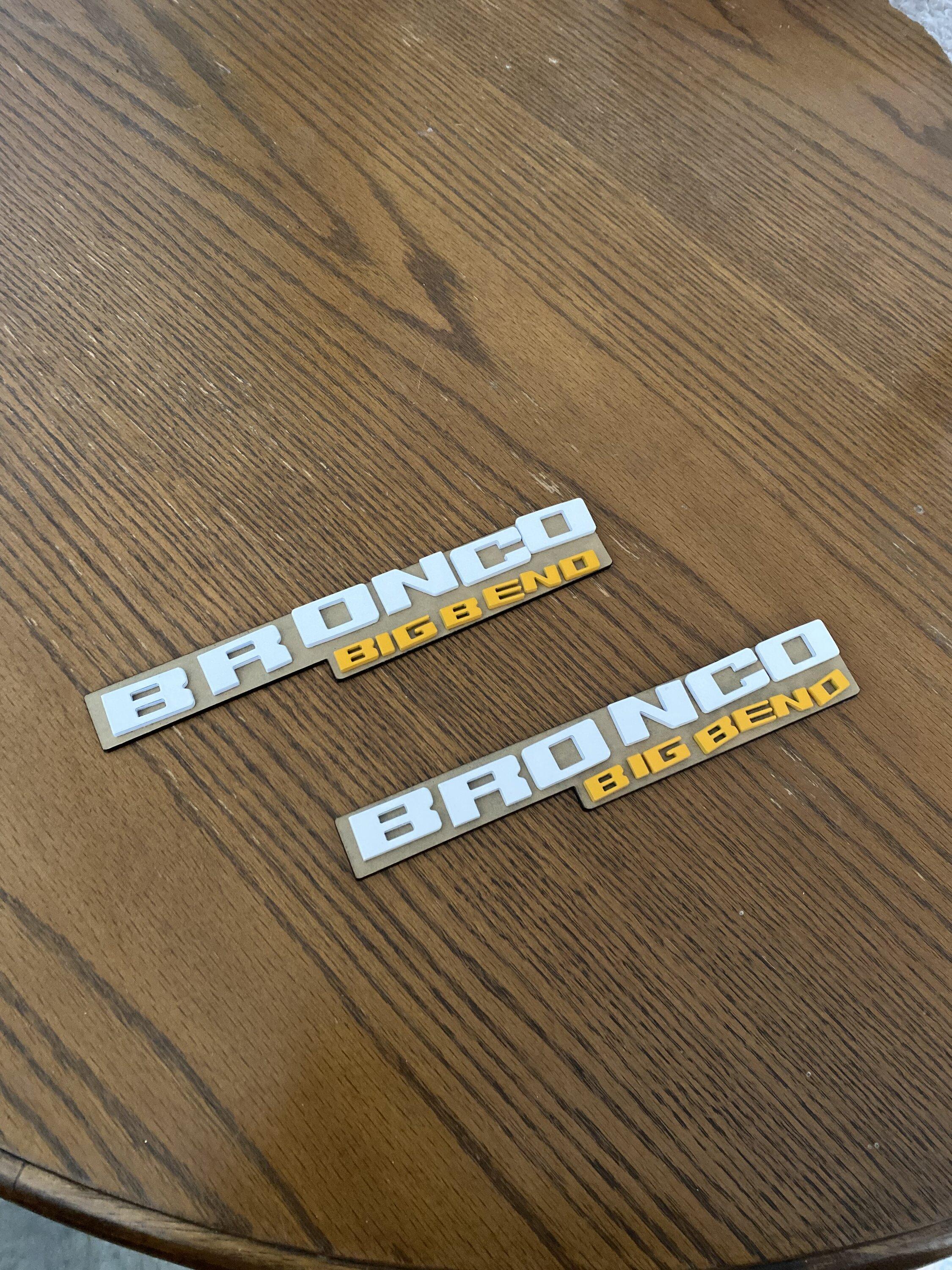 Ford Bronco Badge Delete/Replacement featuring Outlaw Studio AD77D1F2-DCBF-434F-A6FD-8FCECD9D7177