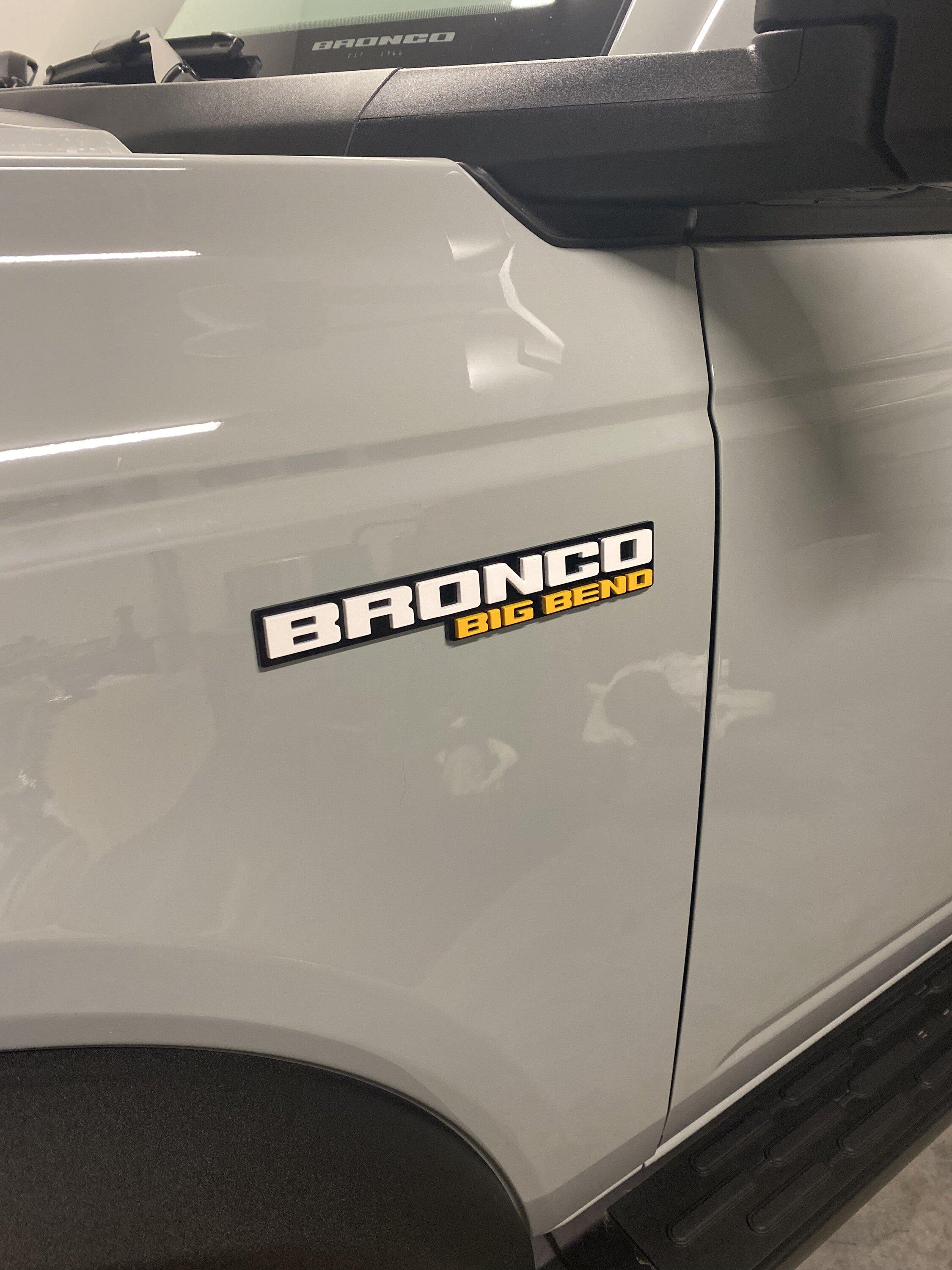 Ford Bronco Badge Delete/Replacement featuring Outlaw Studio 0DA77CA3-4E45-4101-B45D-ECEFB9A1345D