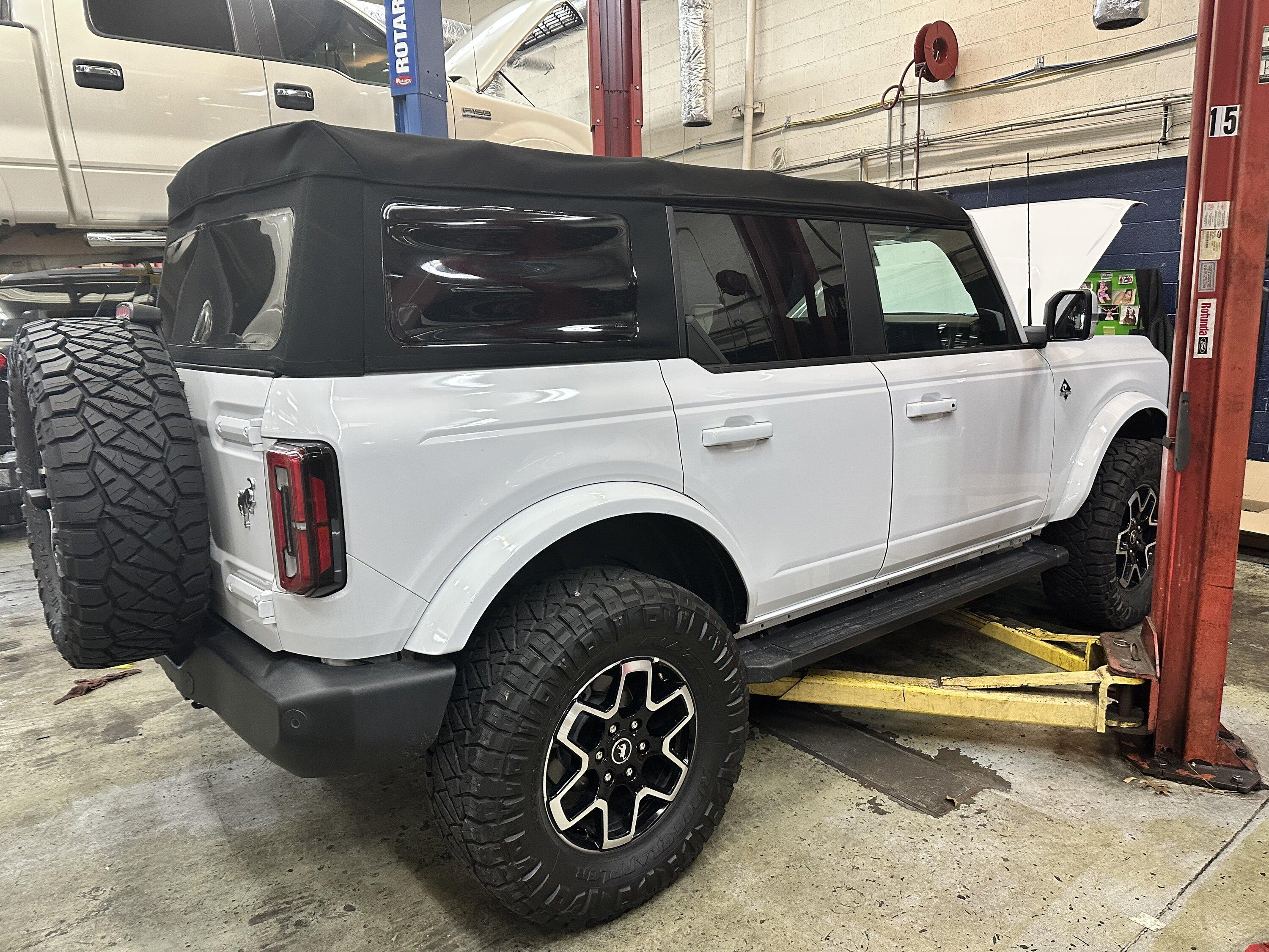 Ford Bronco Hoss 3.0 Fox Coilovers installed on Outer Banks BE369B3E-26BF-45C1-89C0-5DB0F0464475