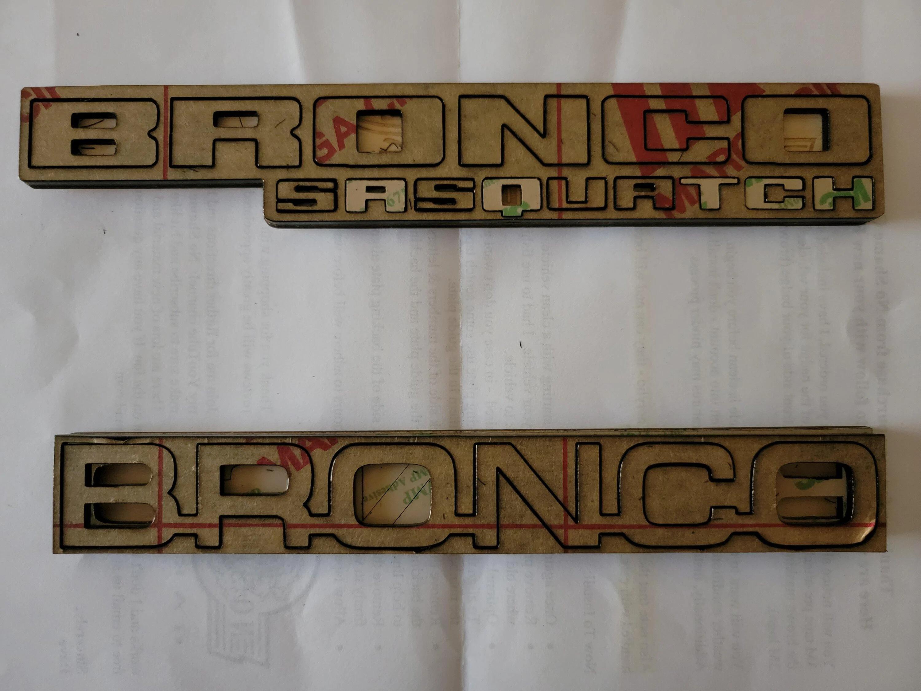 Ford Bronco Badge Delete/Replacement featuring Outlaw Studio 20230114_084959