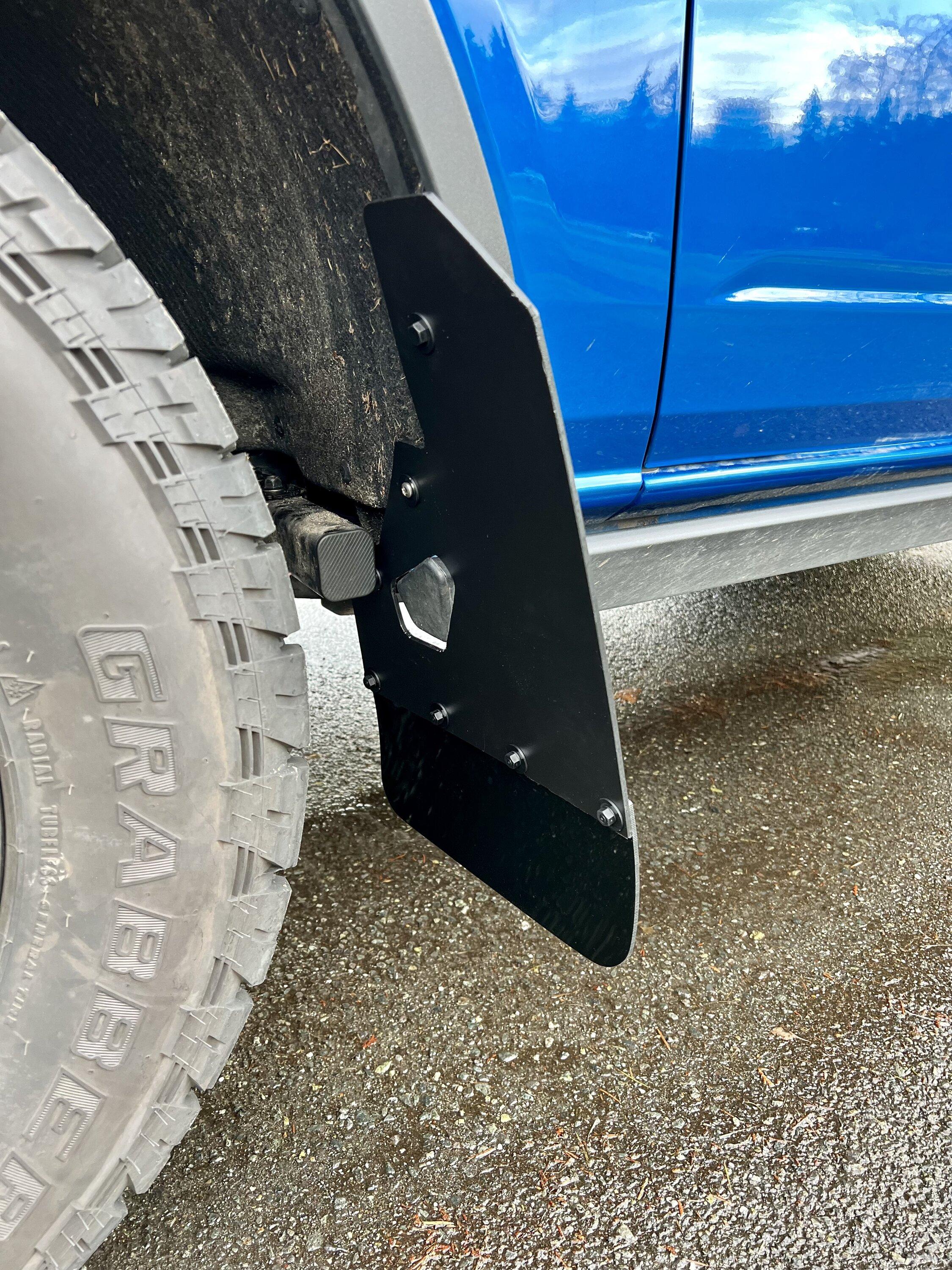 Ford Bronco Rally Armor Mud Flaps on Black Diamond A78C7B42-D51C-4323-A350-C7DCDF8A33BB