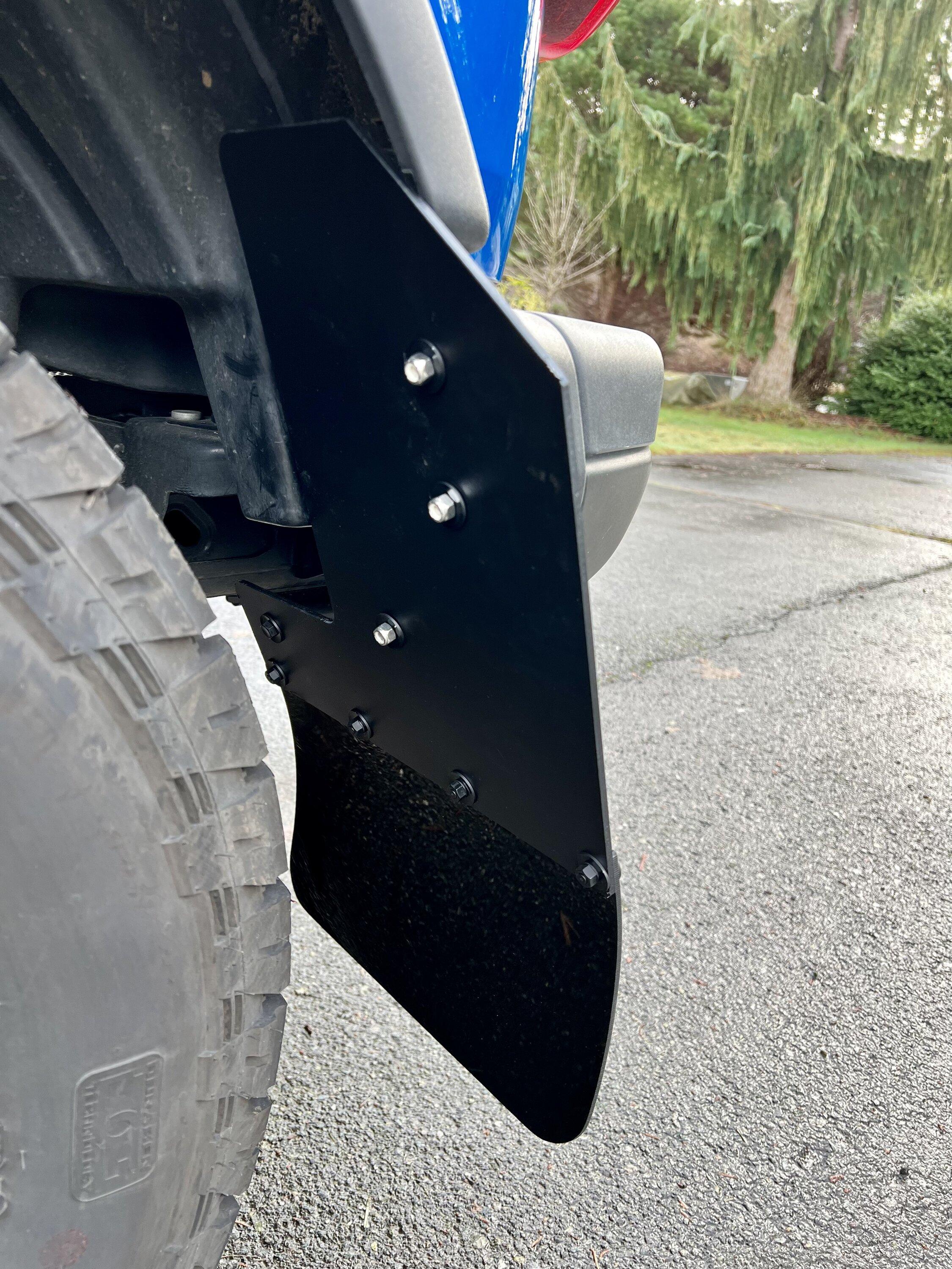 Ford Bronco Rally Armor Mud Flaps on Black Diamond A374D256-40BF-4583-B0C7-0579370901A4