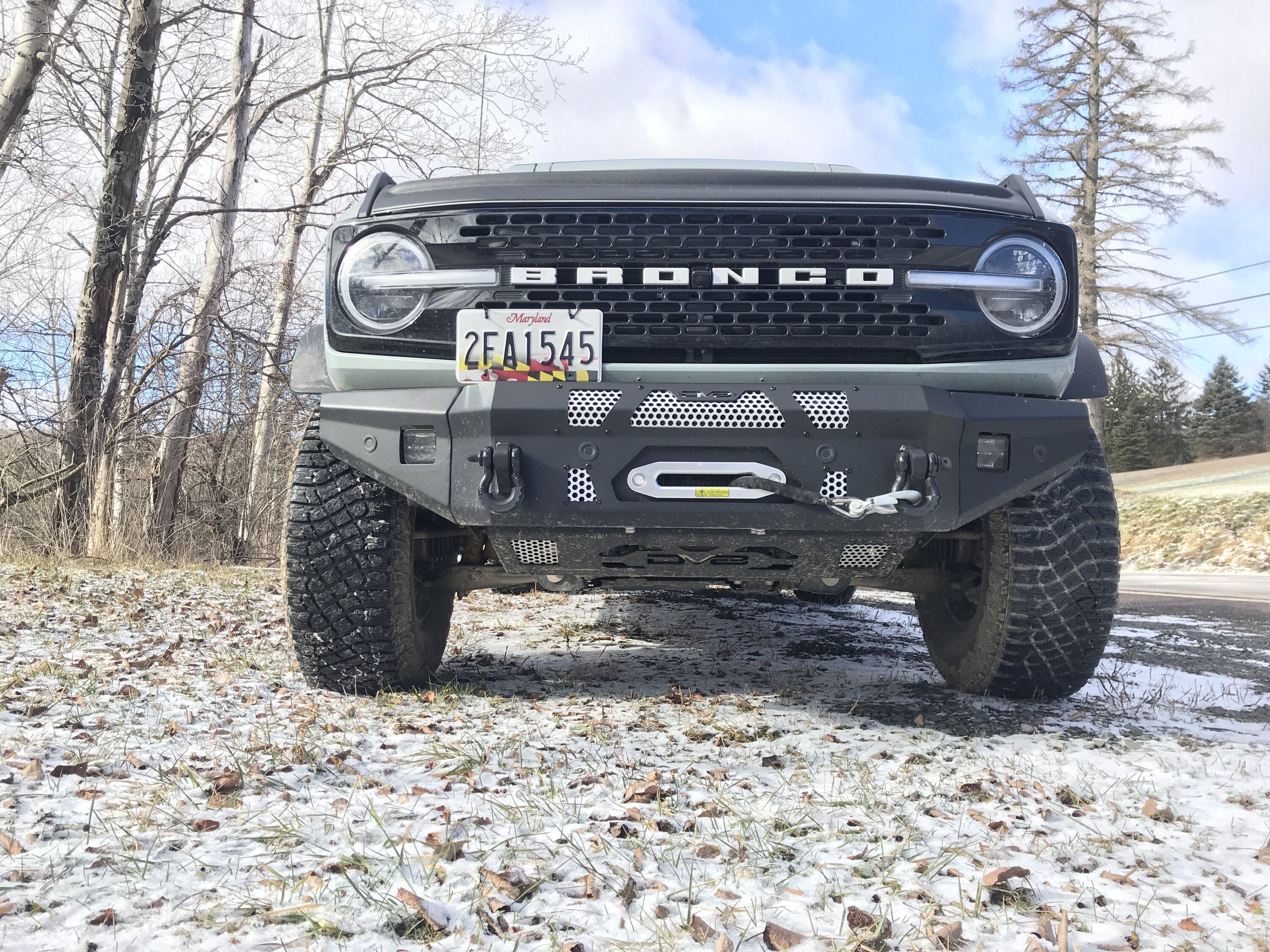 Ford Bronco Dv8 and factory capable bumper 17D38E9F-24B3-4335-A90D-361E654A314C