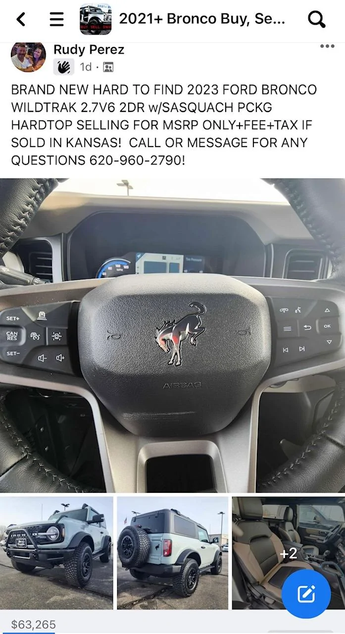 Ford Bronco 💰 Official: $2500 Order Modification Offer to Wildtrak Customers (switch trims) and Non-Wildtrak Customers (modify order to remove constraints) IMG_7481