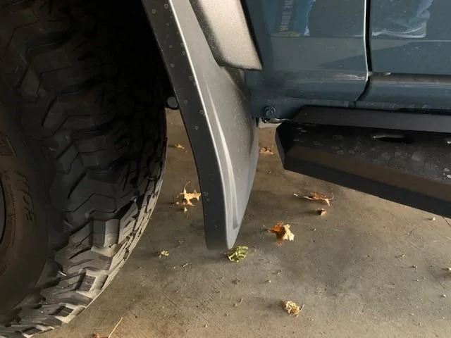 Ford Bronco Mudflap and side step combinations for 4-door? GoRhino_RB-20 Plus Mud Fla