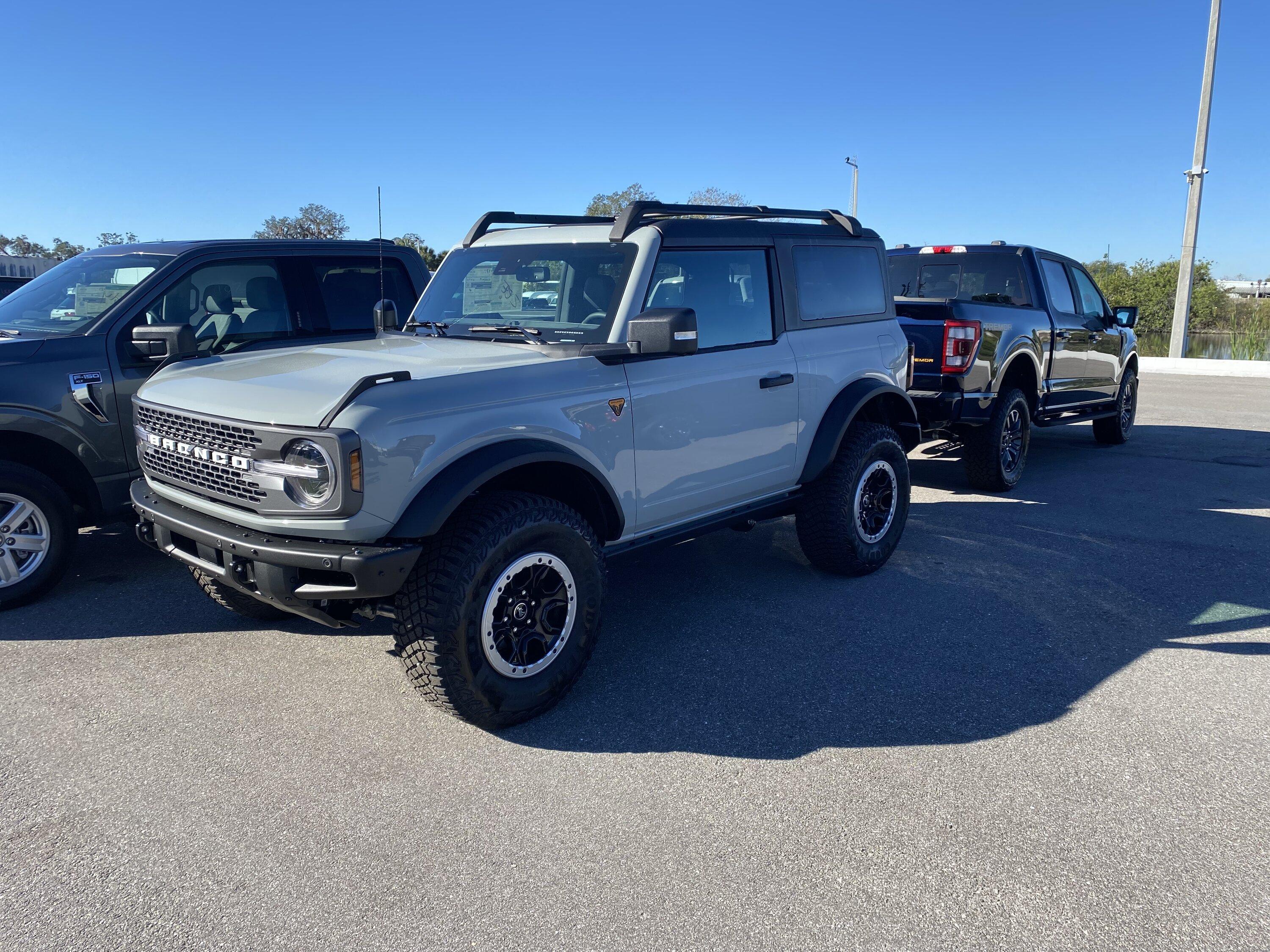 Ford Bronco 12/5/2022 Build week with spreadsheet IMG_0587