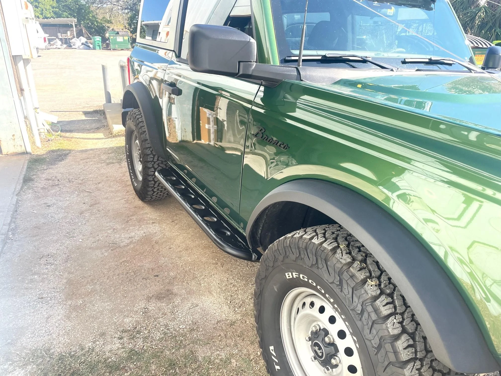 Ford Bronco Base Eruption Green & Line-X White Top Throwback Build, keeping the Steelies srq3-jpg