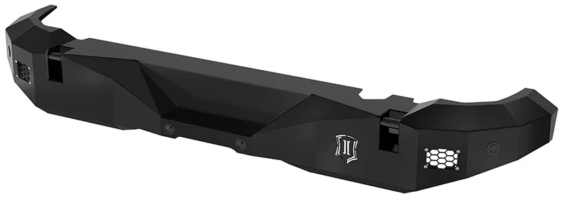 Ford Bronco ICON Impact Pro Series Rear Bumper 45202_Bronco_REAR_Bumper_3QTR_TOP_high_res-800