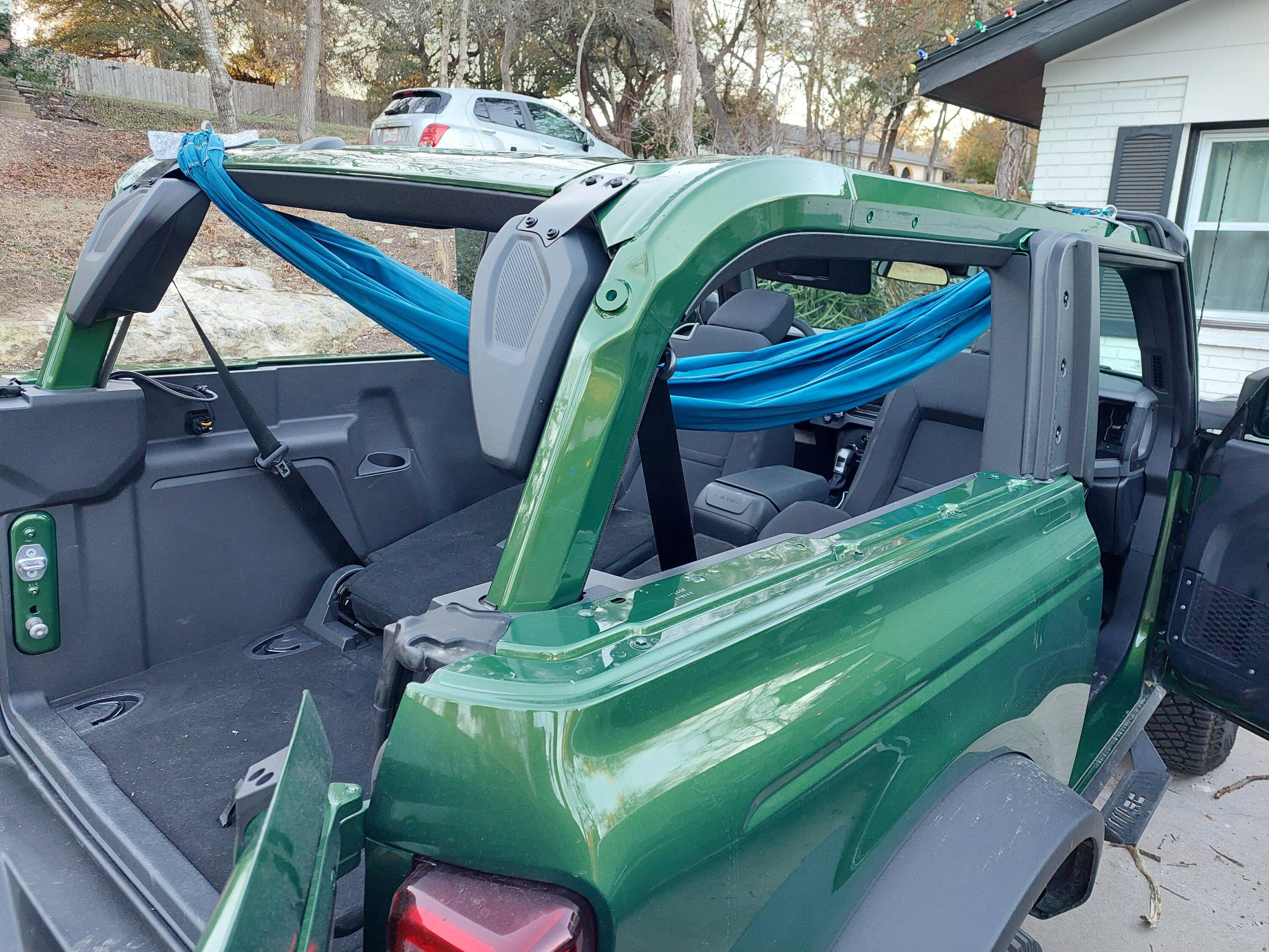 Ford Bronco Overland Hammock for 6G Broncos 20221226_170459