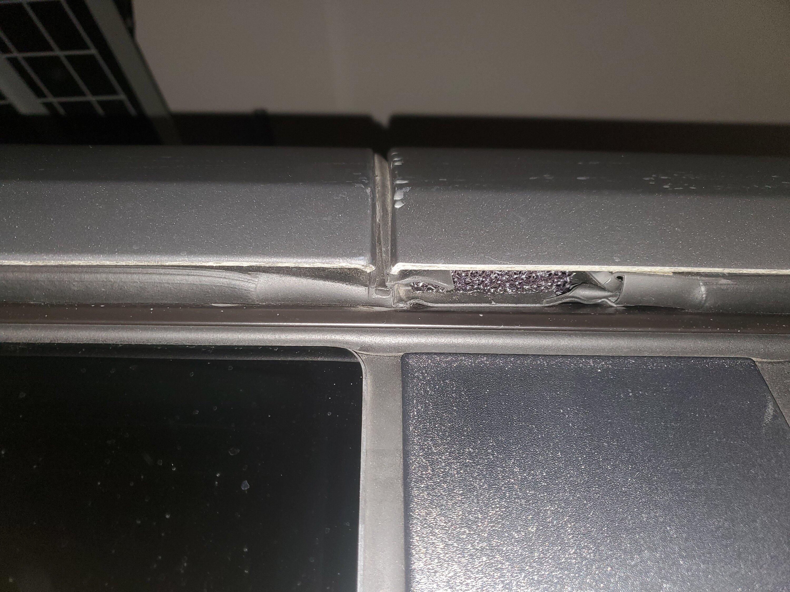 Ford Bronco found leak inside roof 20230118_054814
