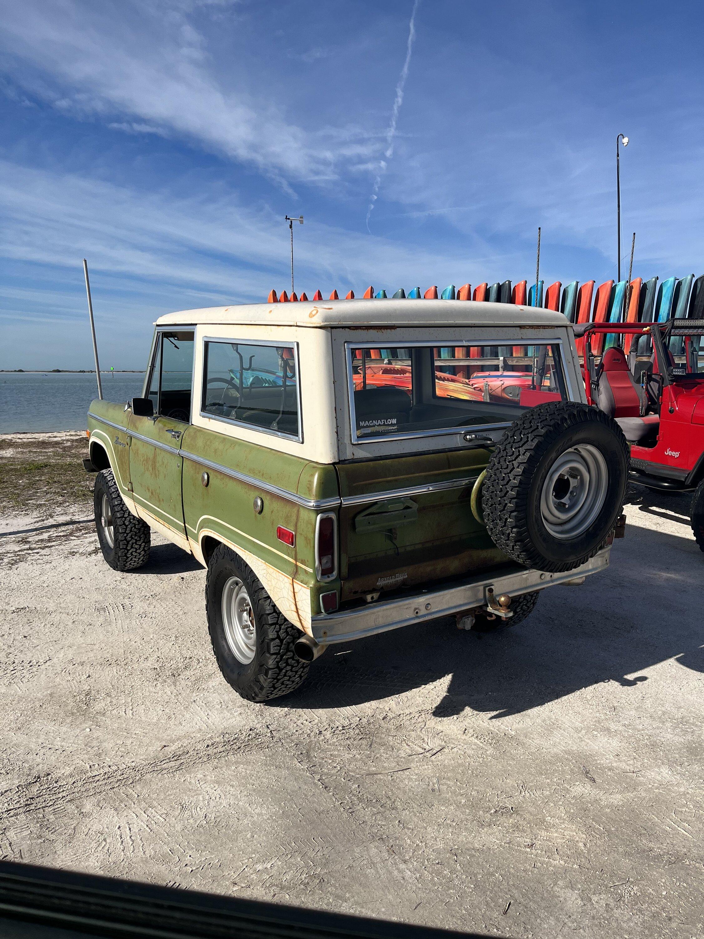 Ford Bronco Bronco at beach 327C839F-2327-45AD-ABD7-39664A5EB311