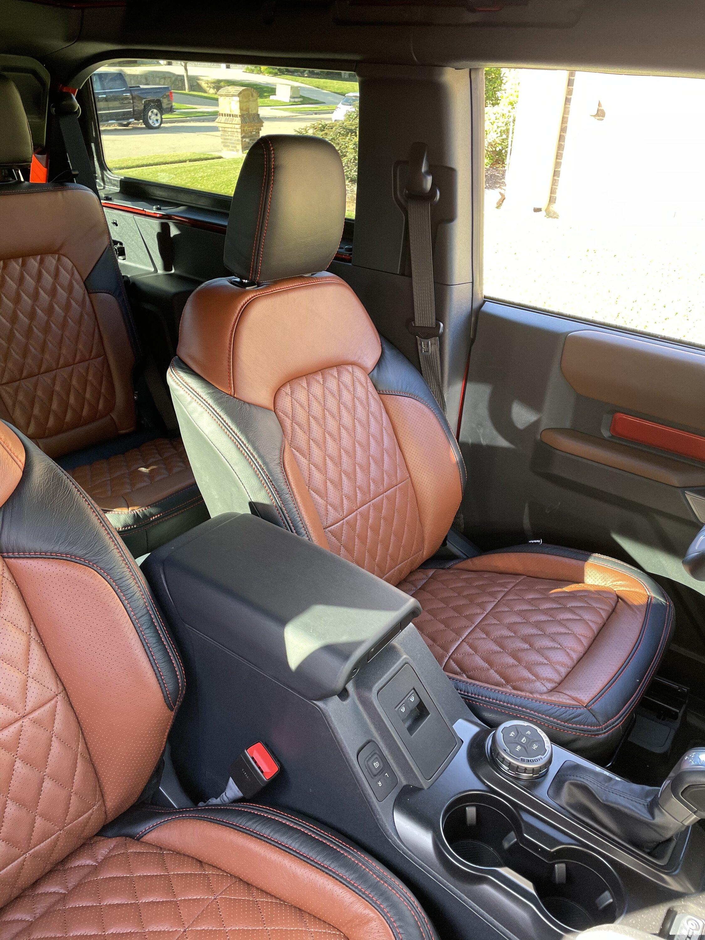 Ford Bronco Change to black and roast color interior combination in aftermarket? 43395EBF-49EC-4322-B987-3A4B7B1715FE