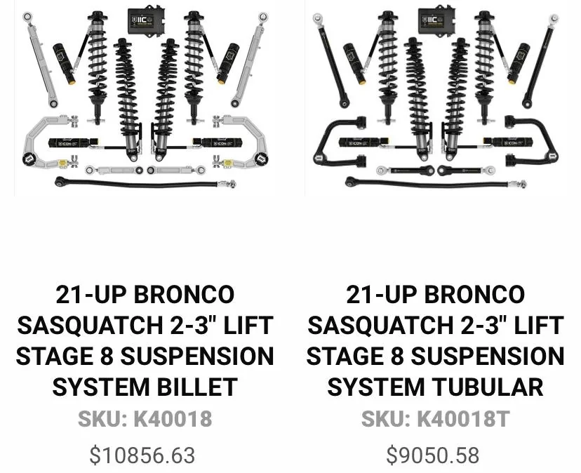 Ford Bronco ICON Complete Coilover Suspension Systems (Stages 3 through 8) 92624B9F-3488-4743-A12F-ADE7C1697A50