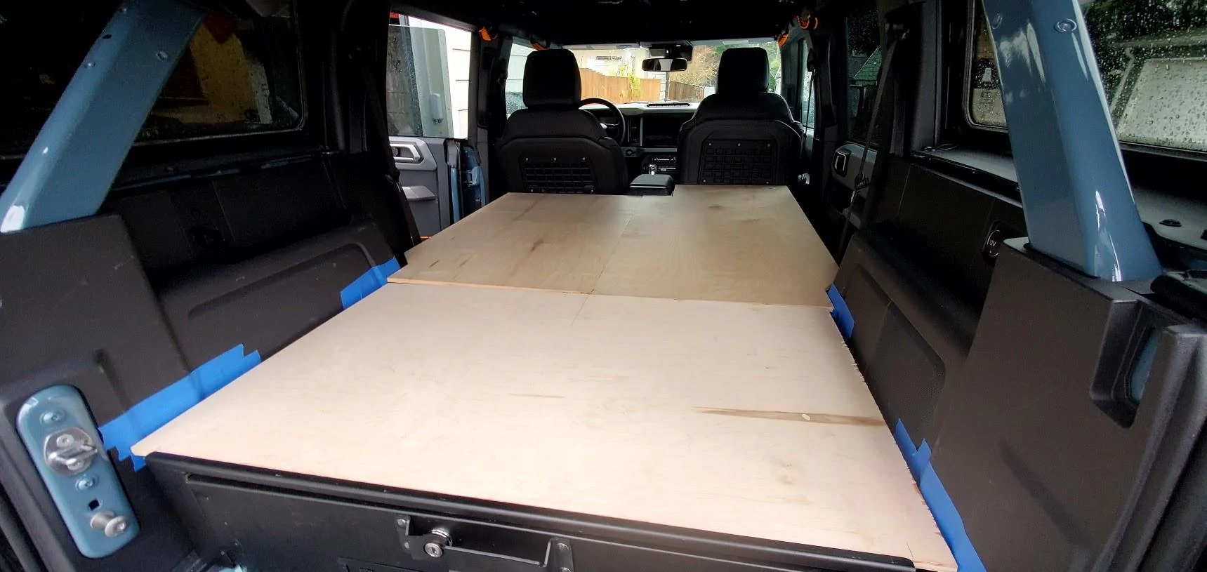 Ford Bronco My Custom 4 Door Sleeping Platform Design -- feedback? 20230115_125154