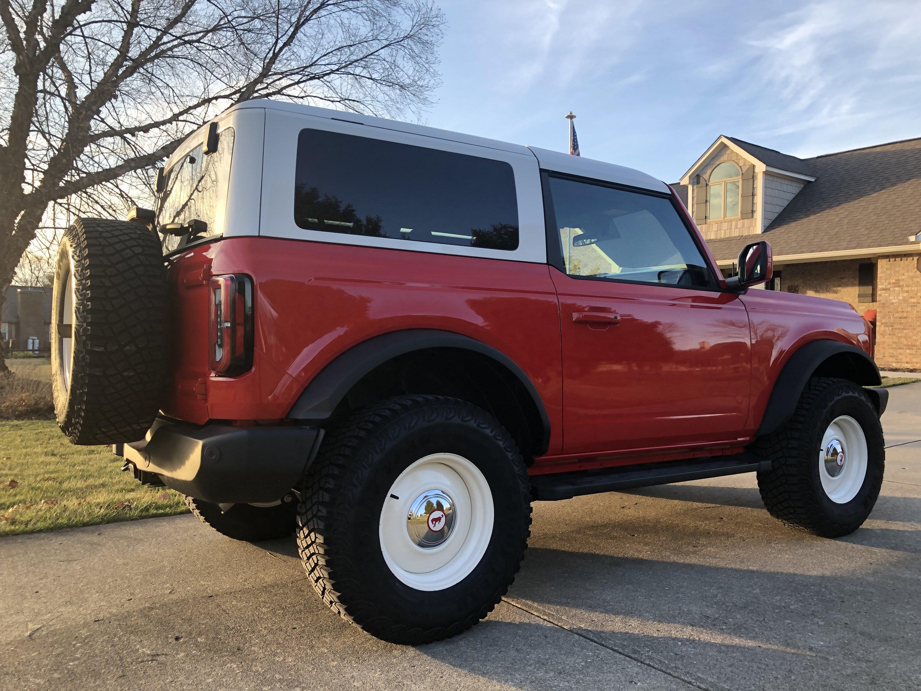 Ford Bronco My 2 Door Race Red Bronco Heritage Build bb-