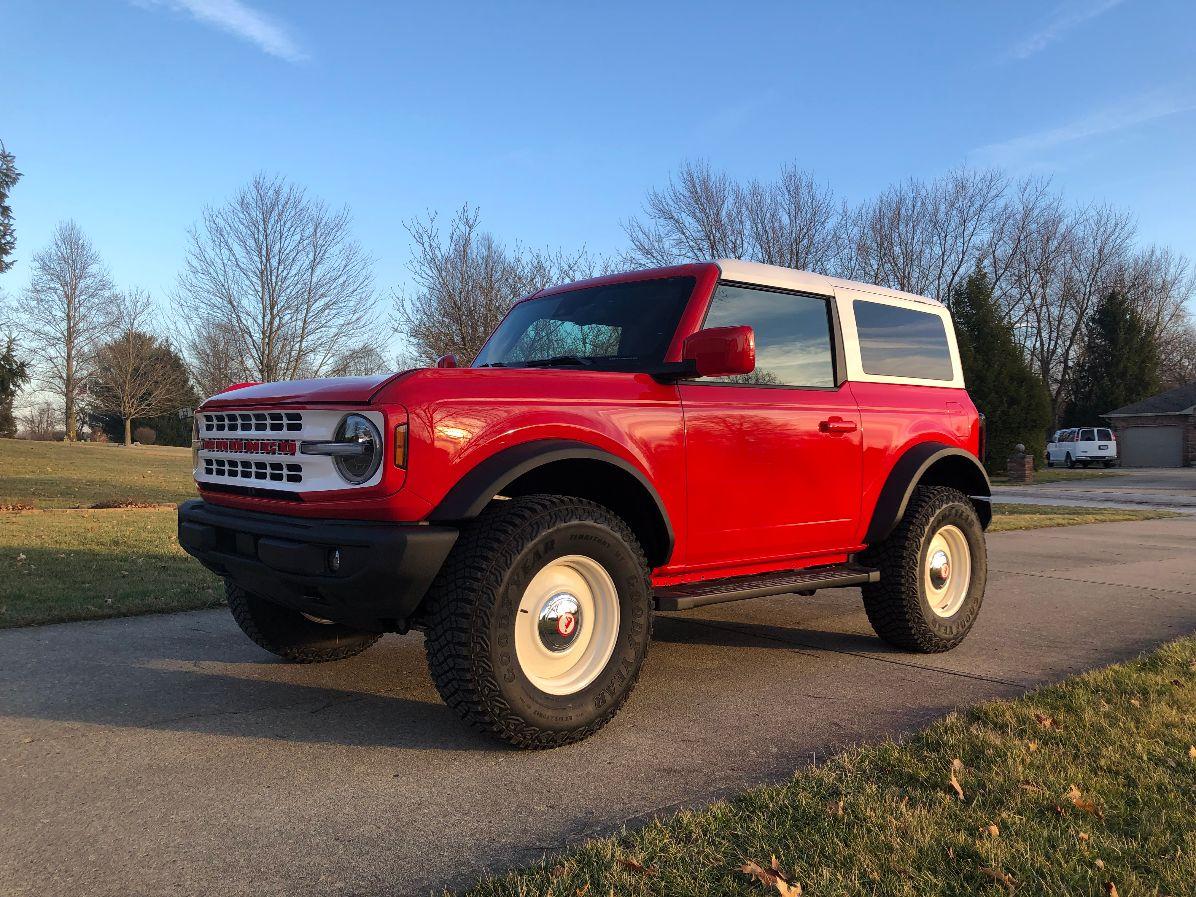 Ford Bronco My 2 Door Race Red Bronco Heritage Build bb4-