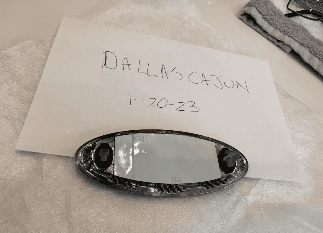 Ford Bronco Blacked-Out Ford Oval Emblem for Rear Tailgate 1674256415569