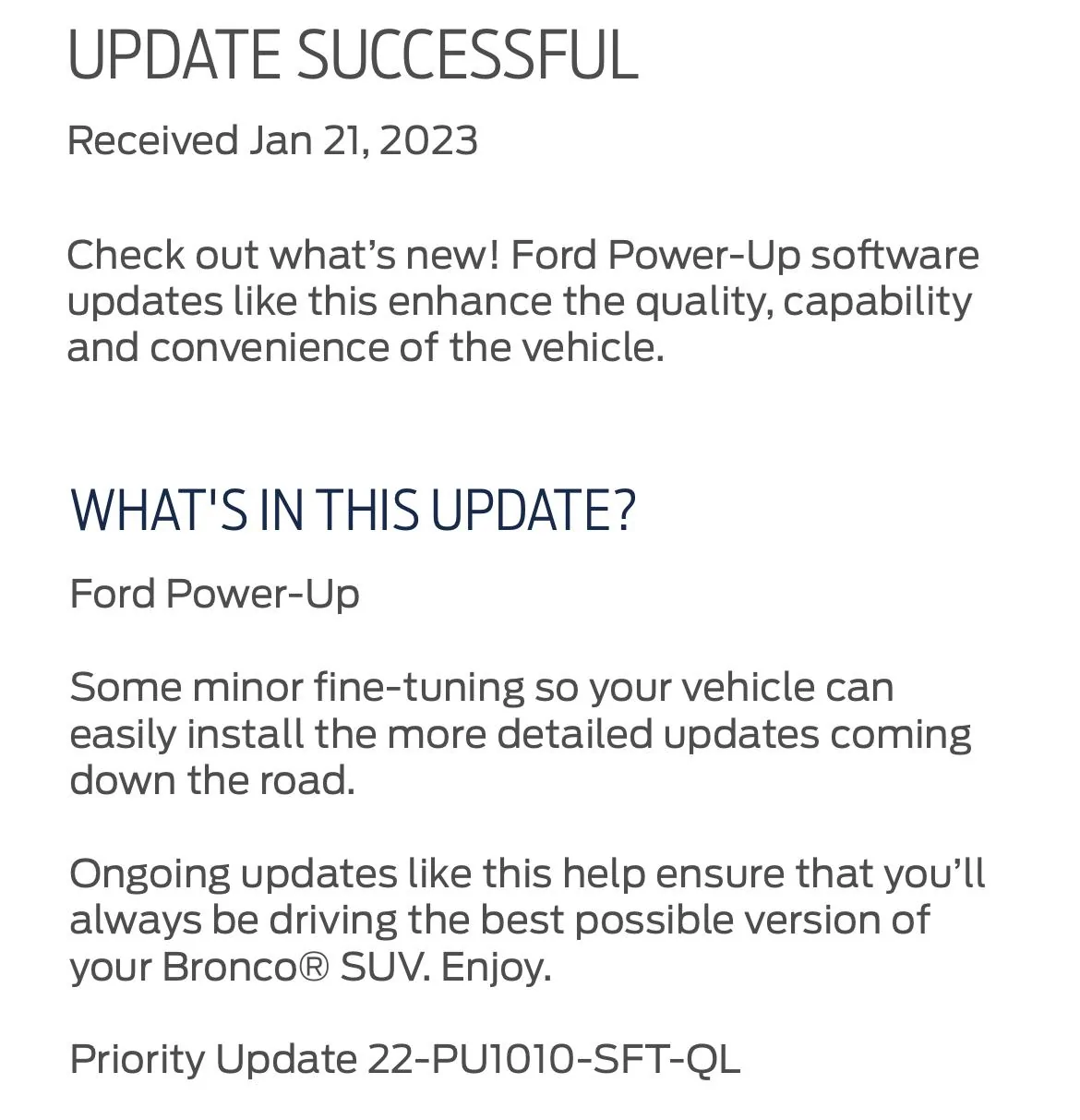 Ford Bronco How to never miss a OTA software update! [Instructions] DAFDE697-1242-4080-B133-608B59637A61